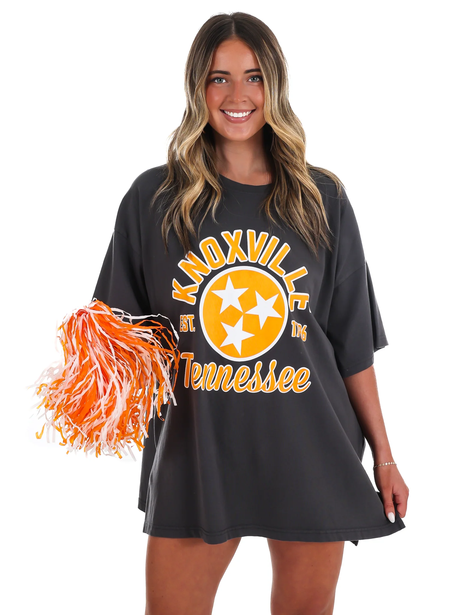 Knoxville Tennessee Tri-Star Oversized Tee - Image 7