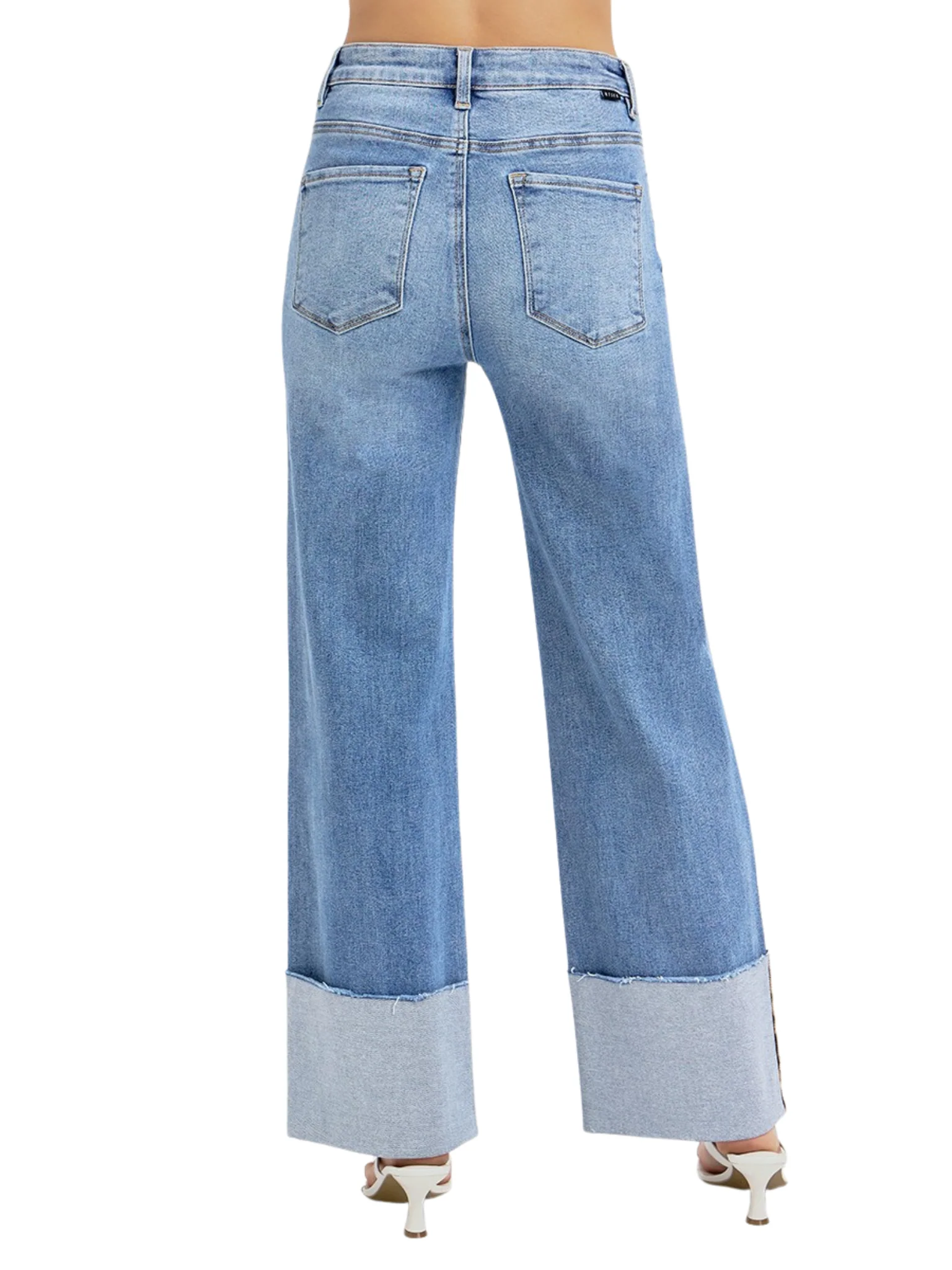 Laid Back Blues Cuffed Jeans - Image 3