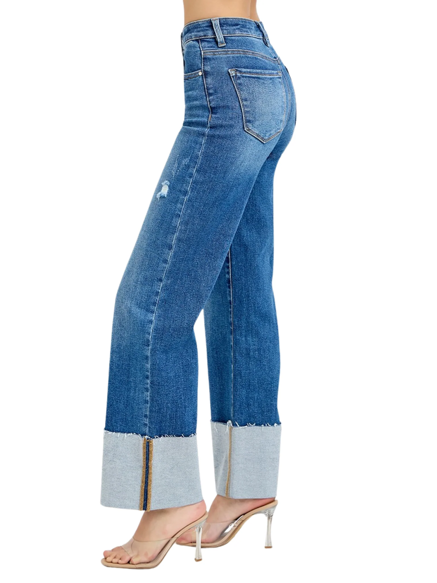 Laid Back Blues Cuffed Jeans - Image 5