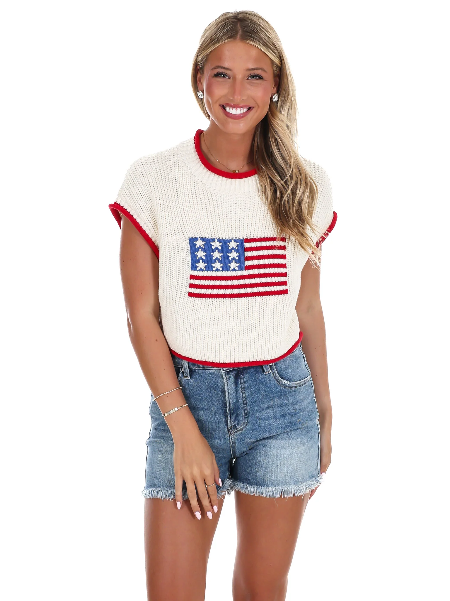 Land of the Free Flag Sweater - Image 3