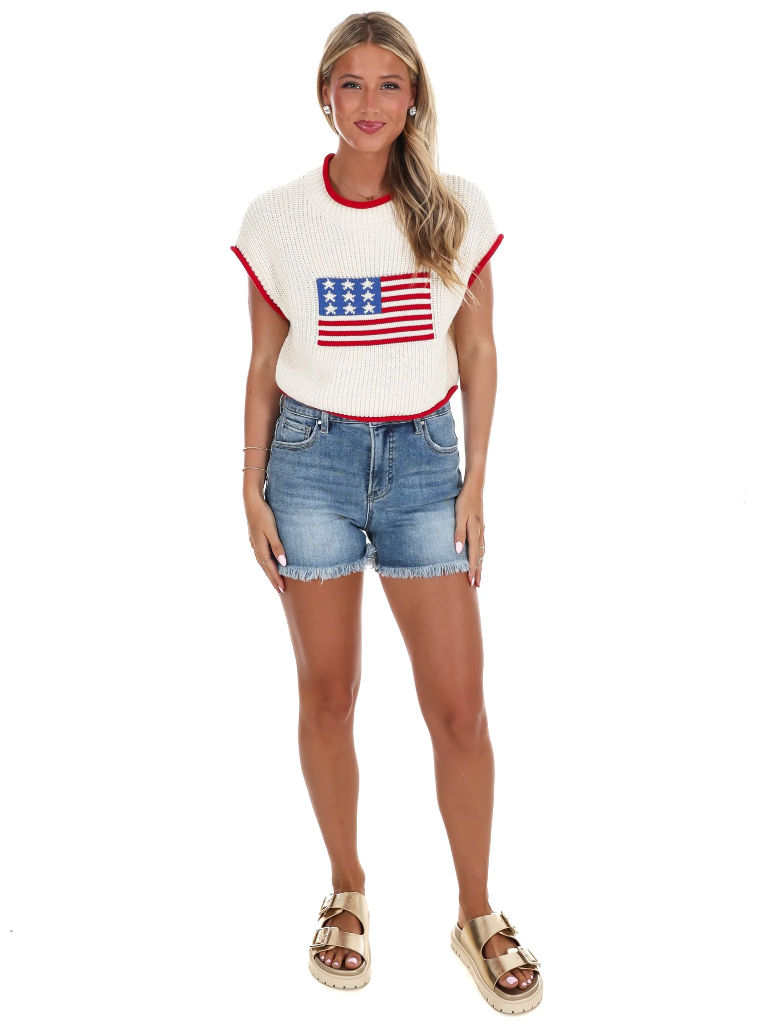 Land of the Free Flag Sweater - Image 4
