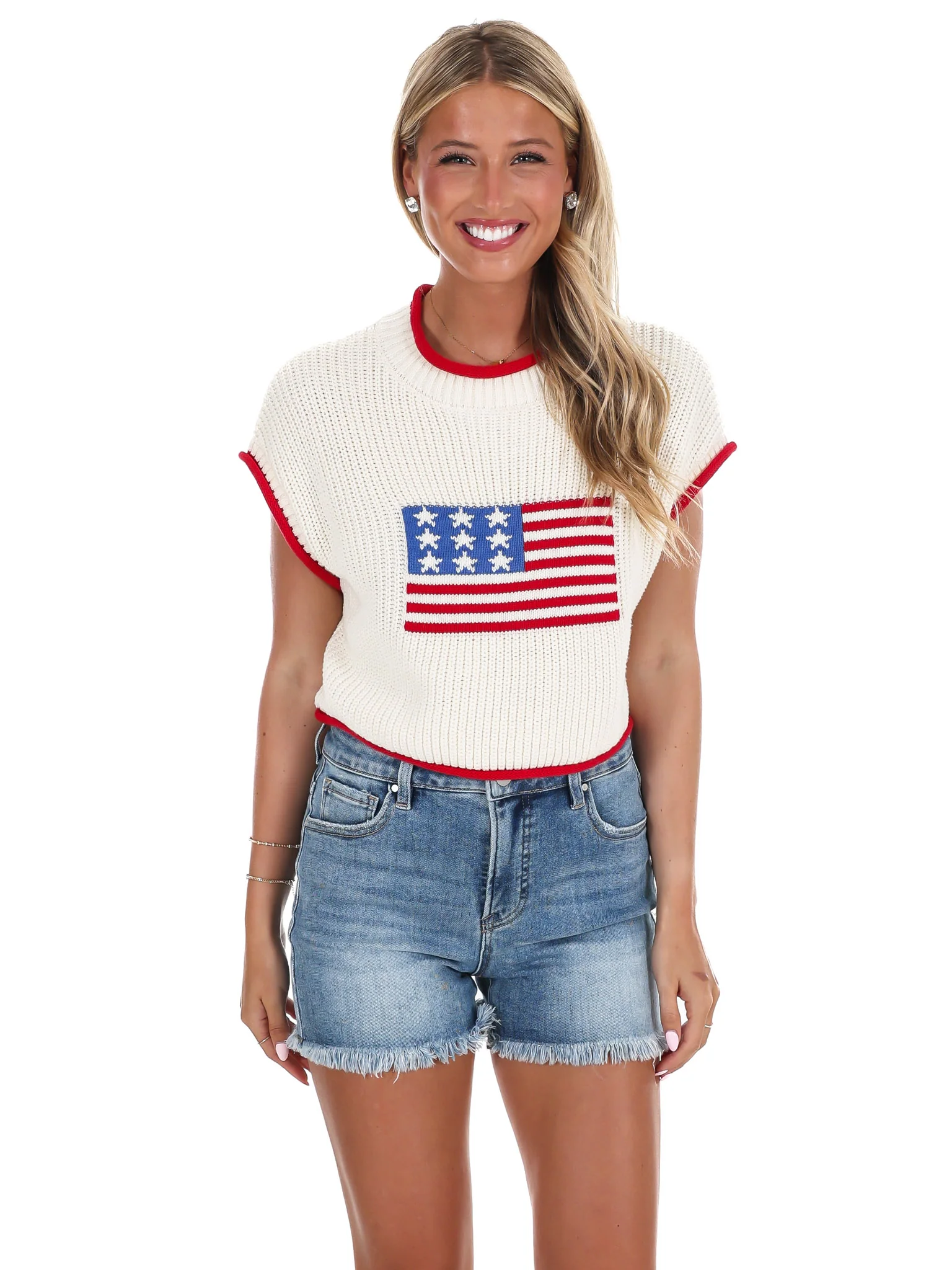 Land of the Free Flag Sweater - Image 5