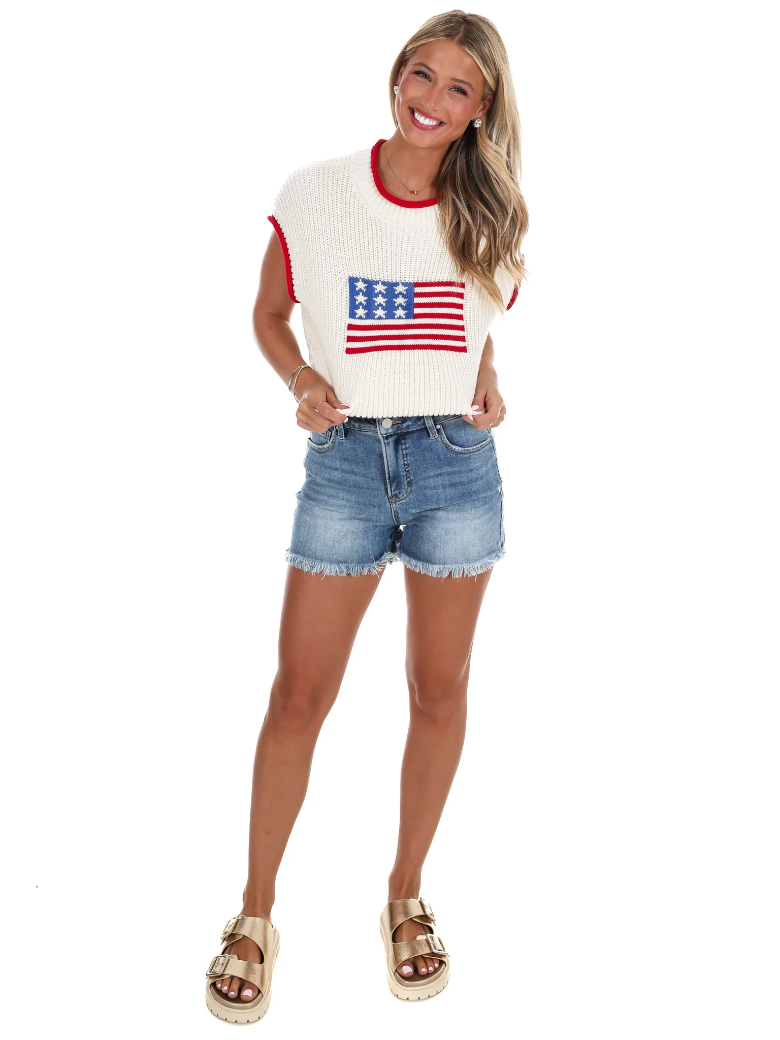 Land of the Free Flag Sweater - Image 6
