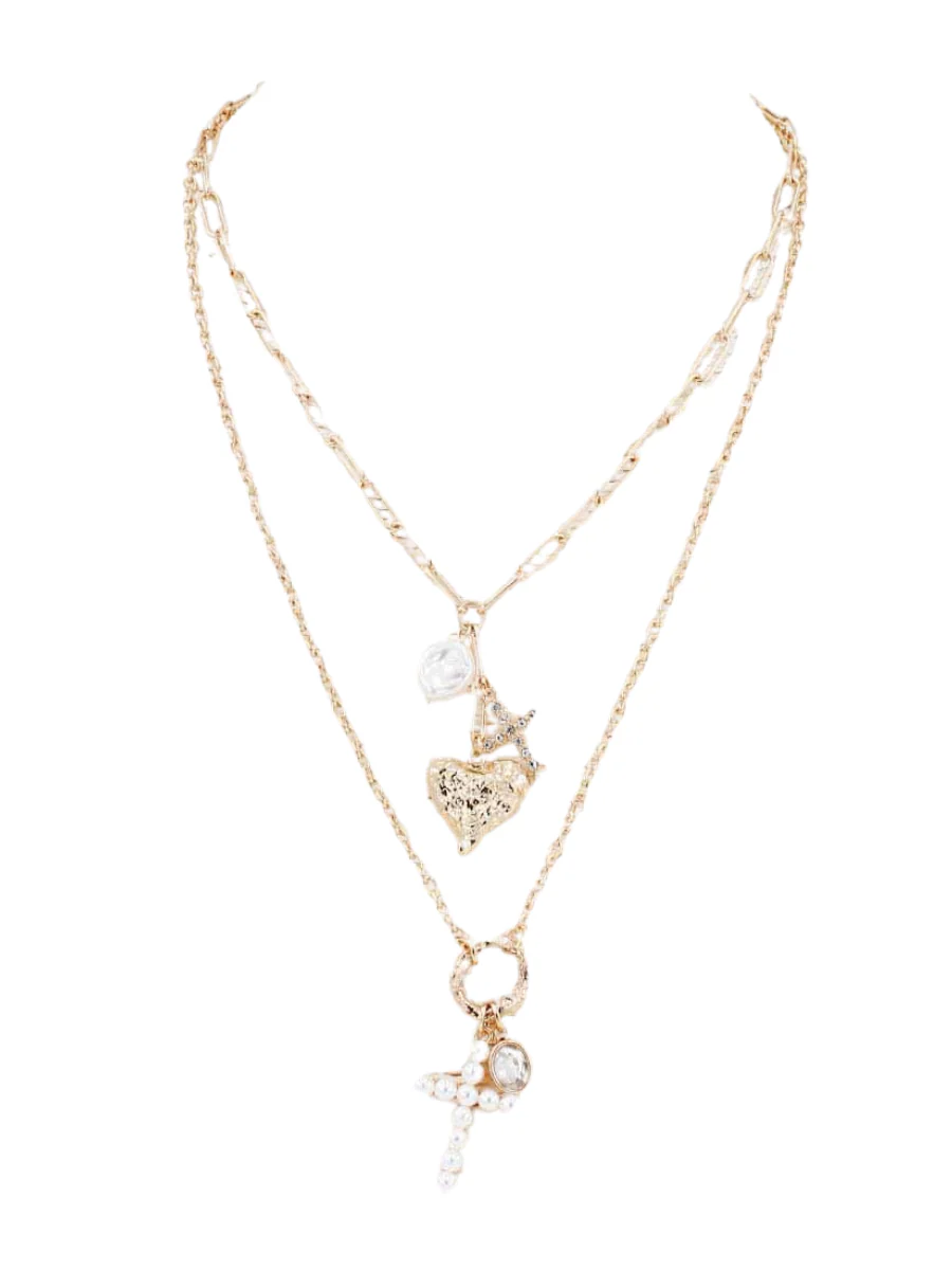 Layered Charm Necklace