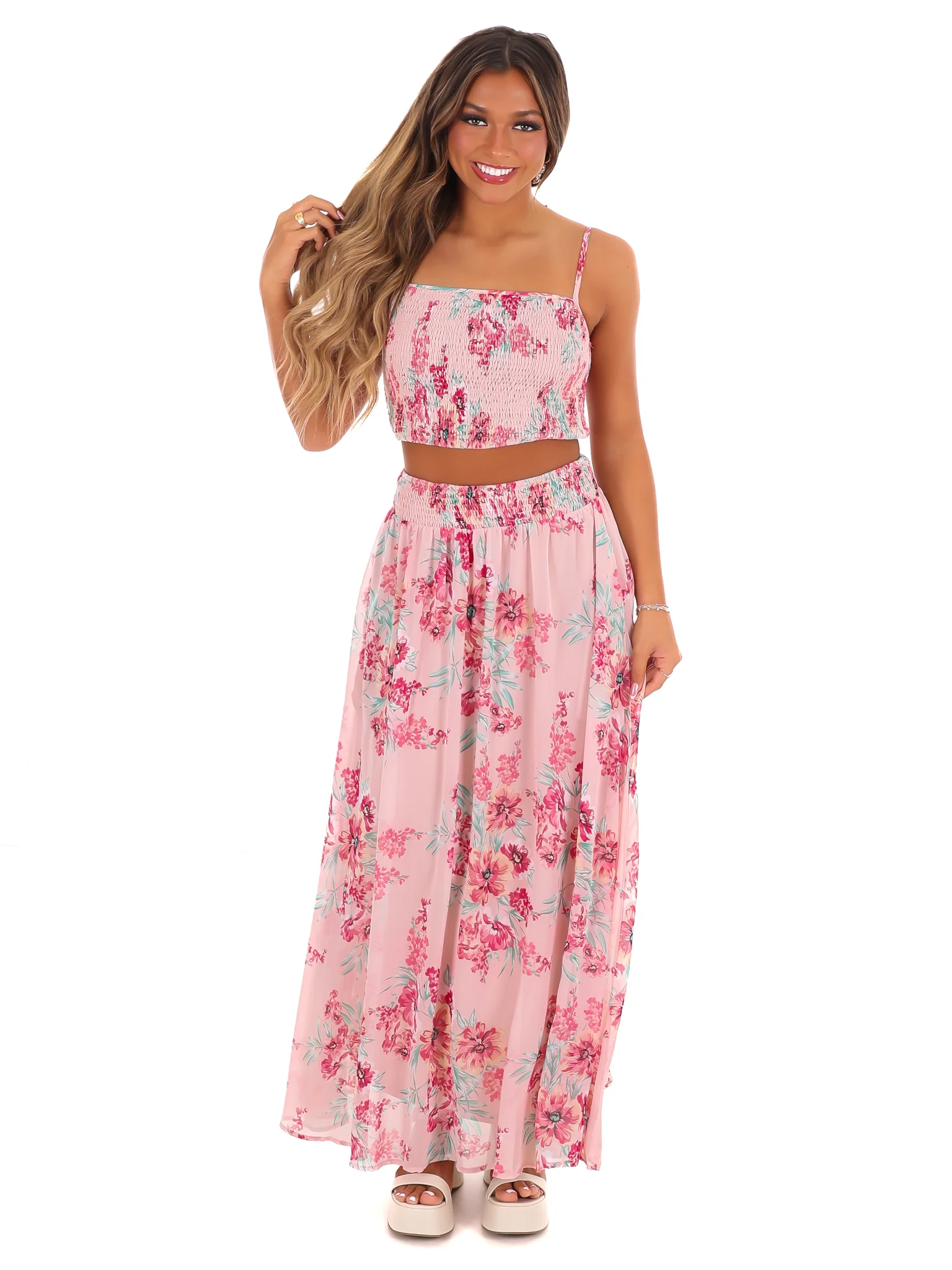 Let Love Blossom Floral Two Piece Set - Image 6