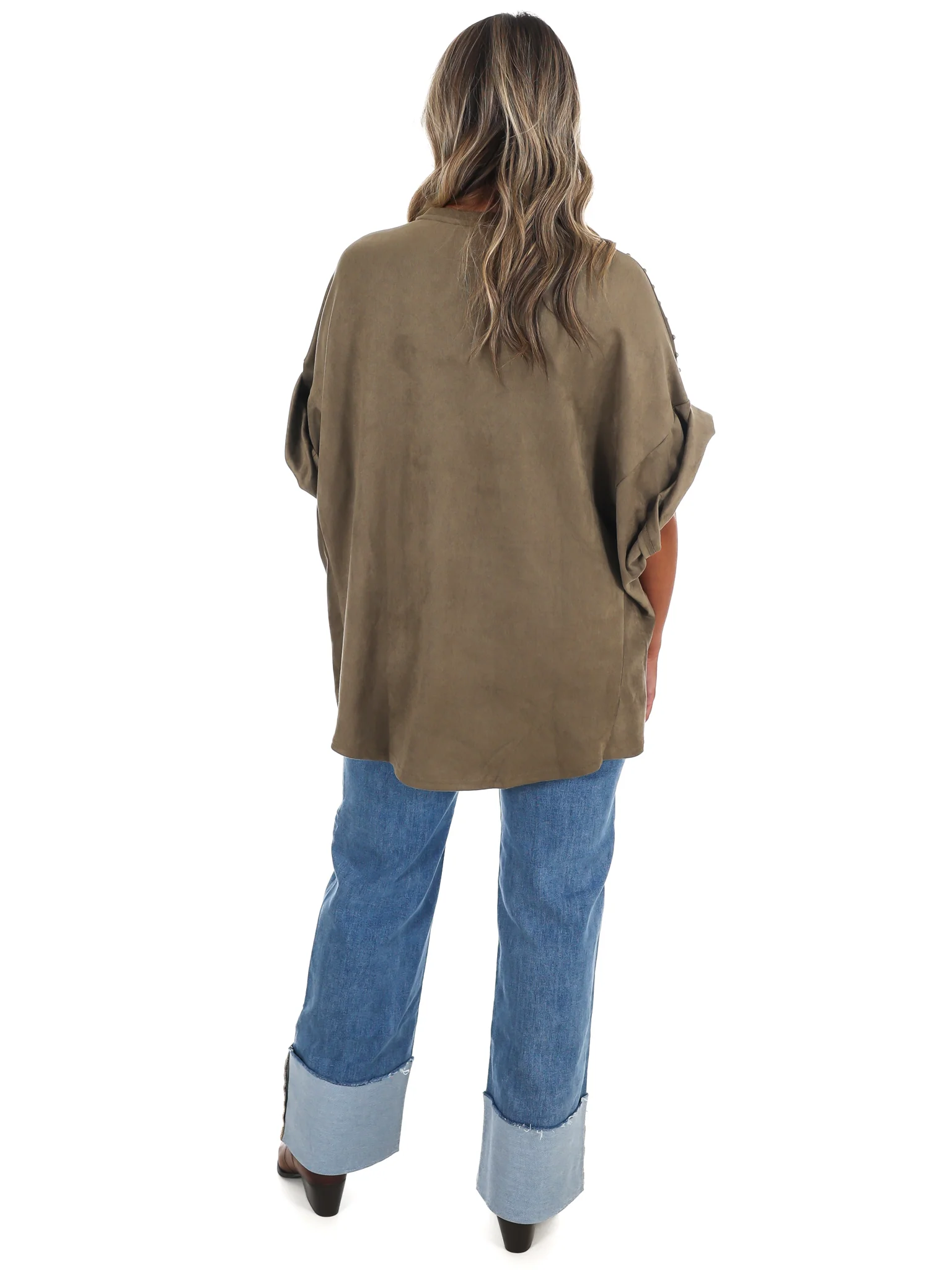 Let's Be Honest Studded Oversized Top - Image 9