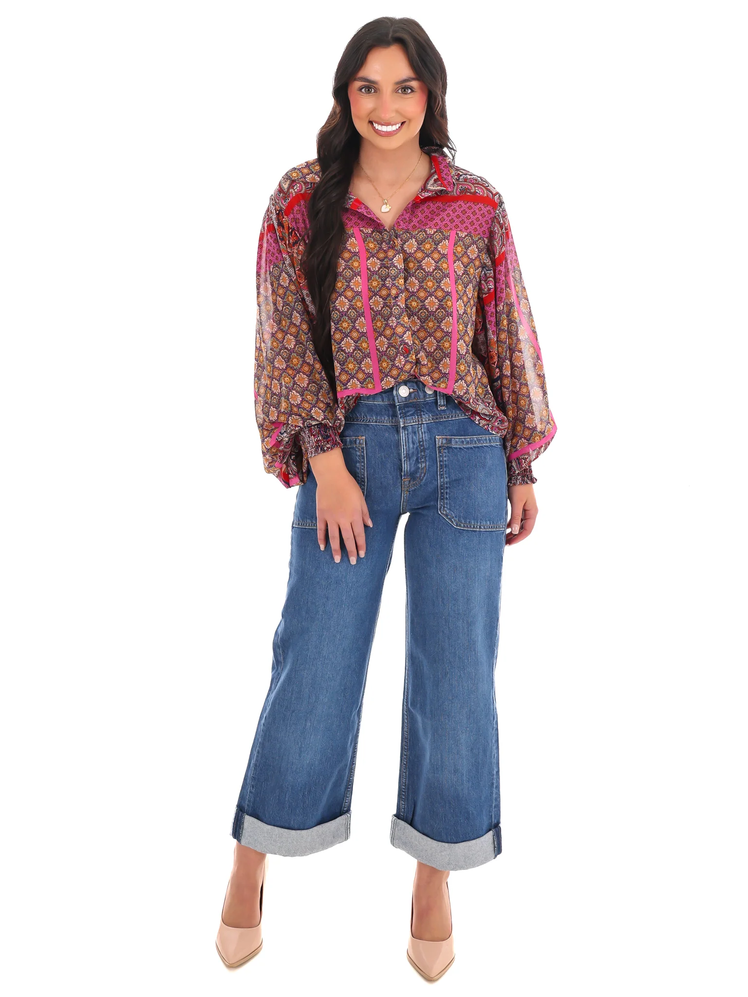 Let's Go Places Boho Top - Image 2