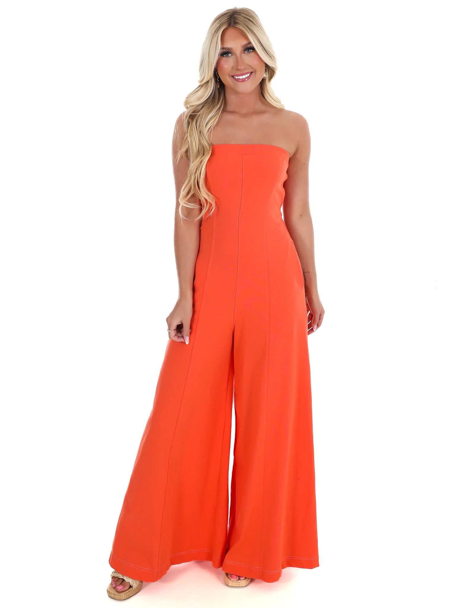 Little Bit of Sunshine Tube Jumpsuit - Image 10