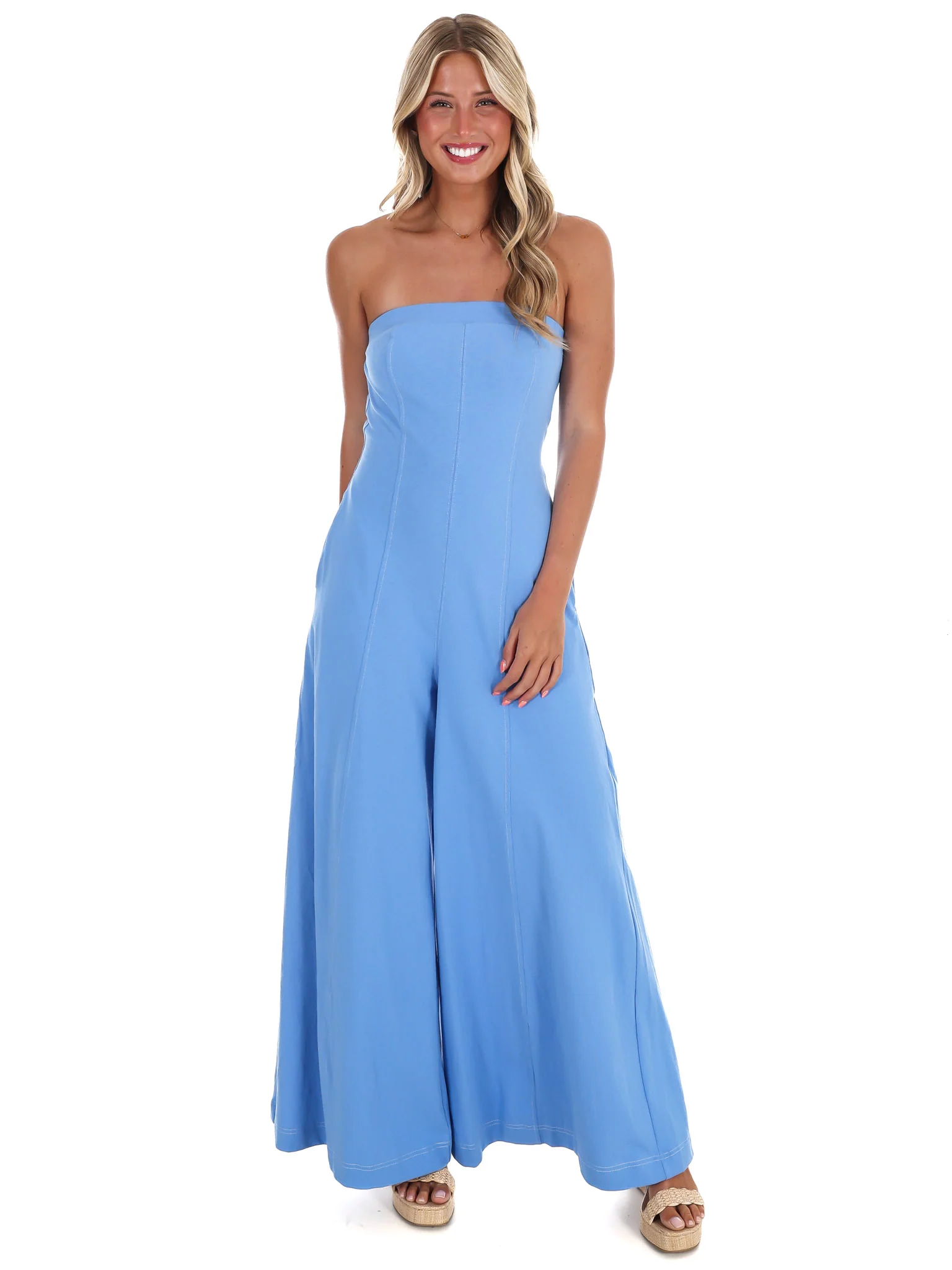 Little Bit of Sunshine Tube Jumpsuit - Image 4