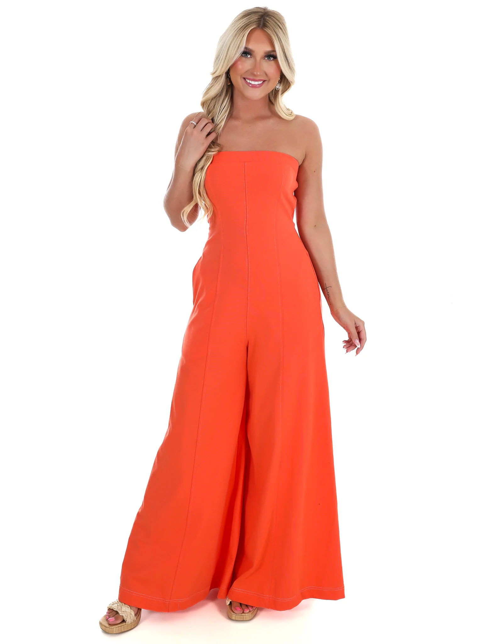Little Bit of Sunshine Tube Jumpsuit - Image 8