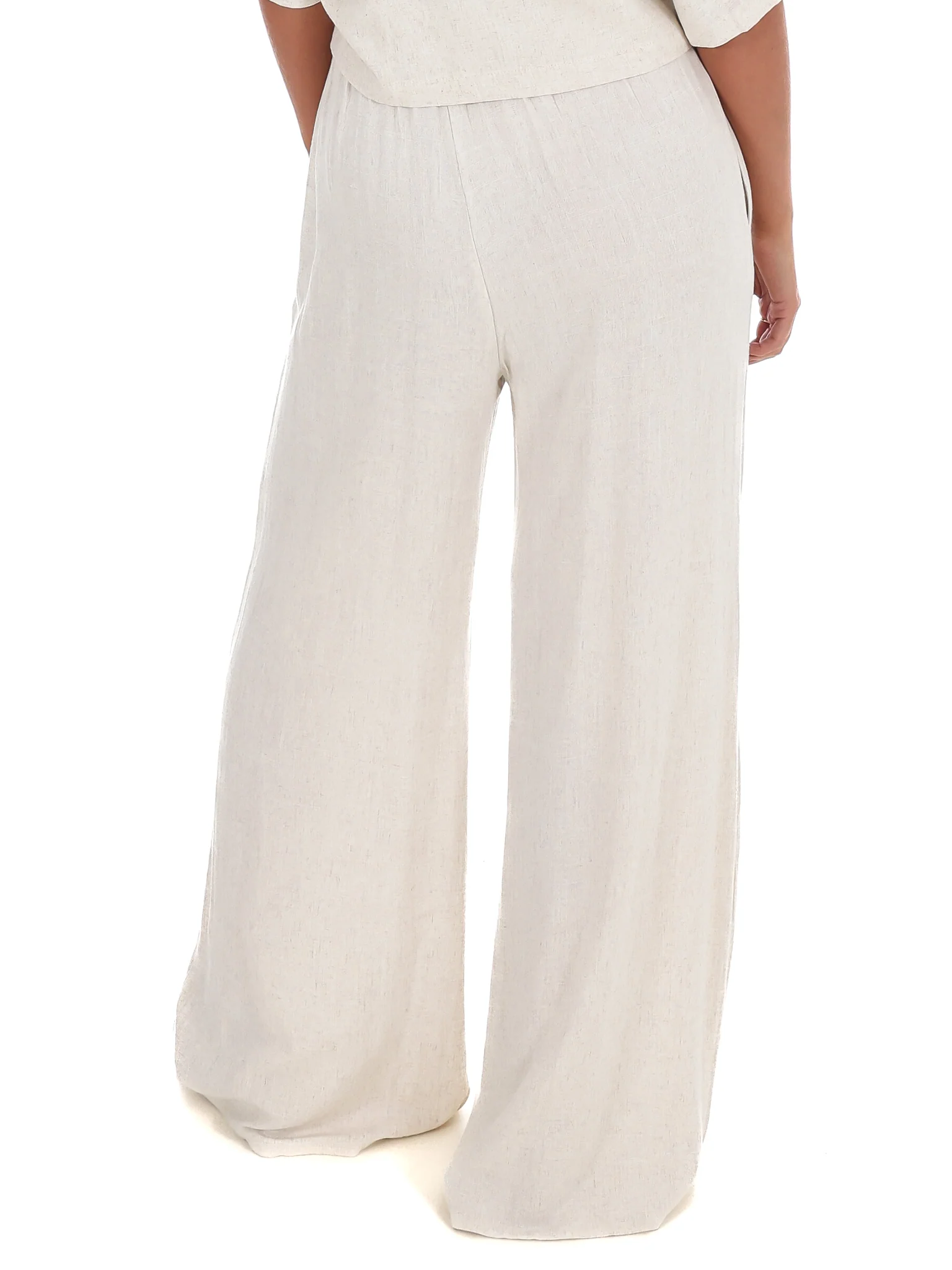 Little Luxuries Linen Wide Leg Pants - Image 3