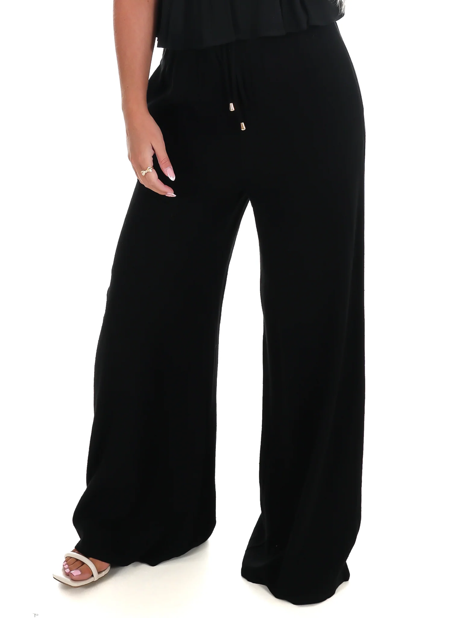 Little Luxuries Linen Wide Leg Pants - Image 5