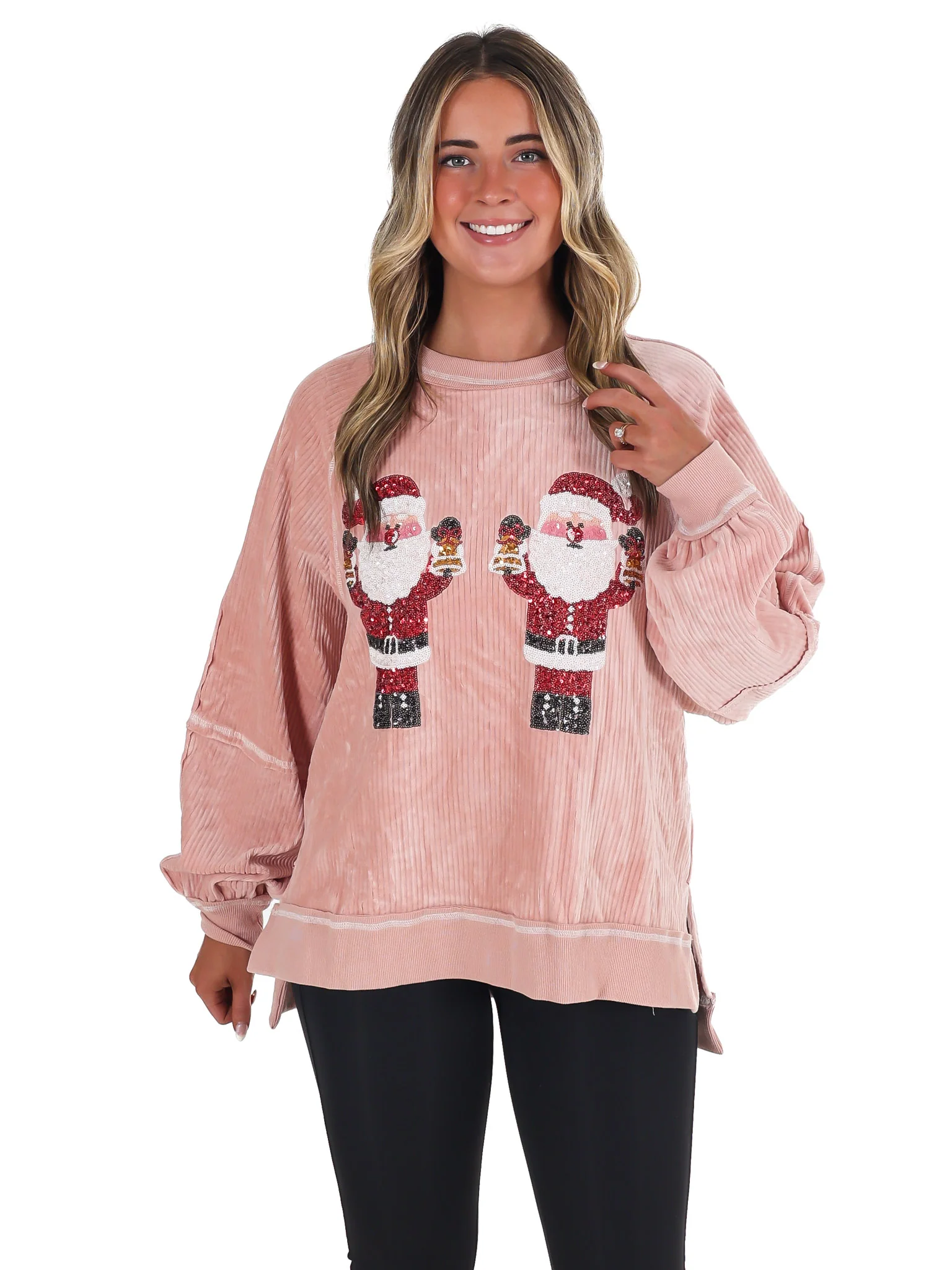 Little Saint Nick Corduroy Sweatshirt - Image 5