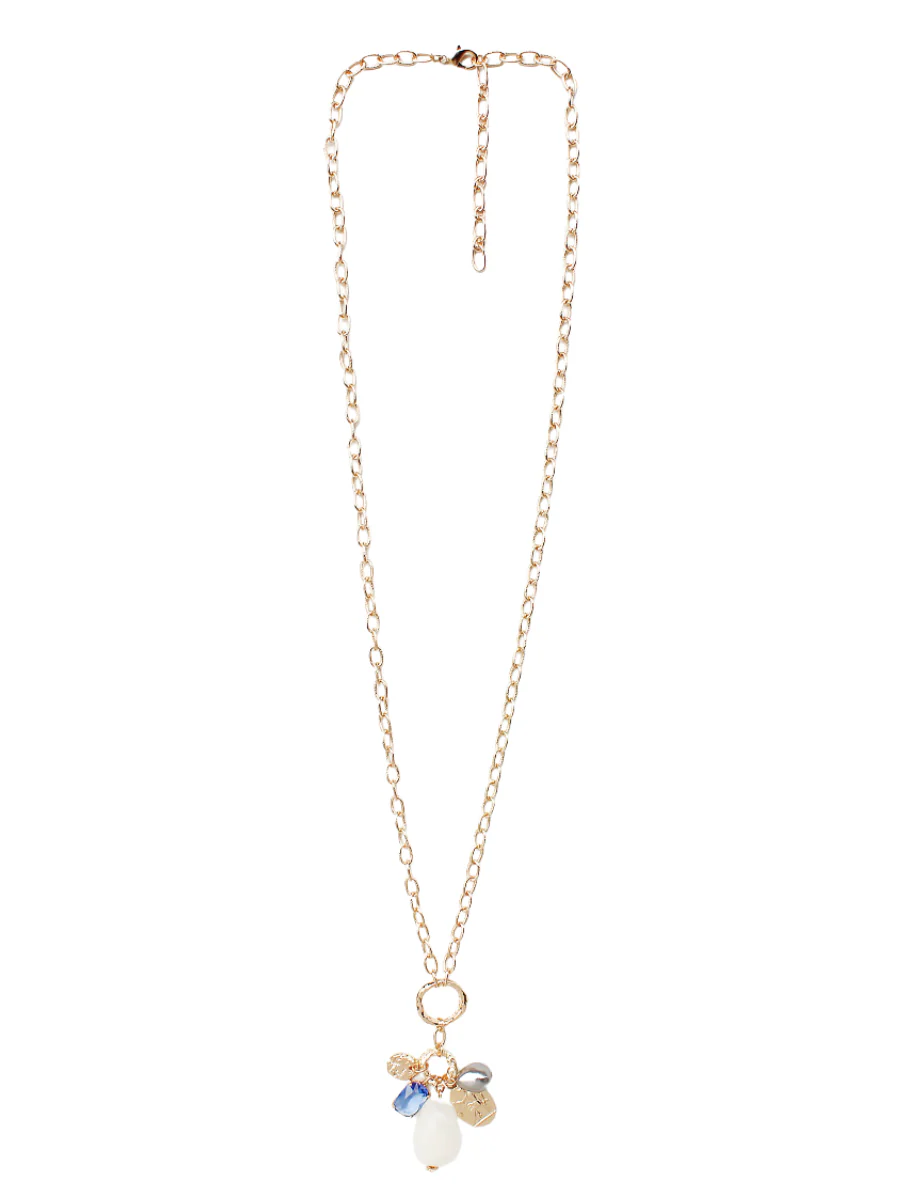 Long Chainlink Charm Necklace - Image 2