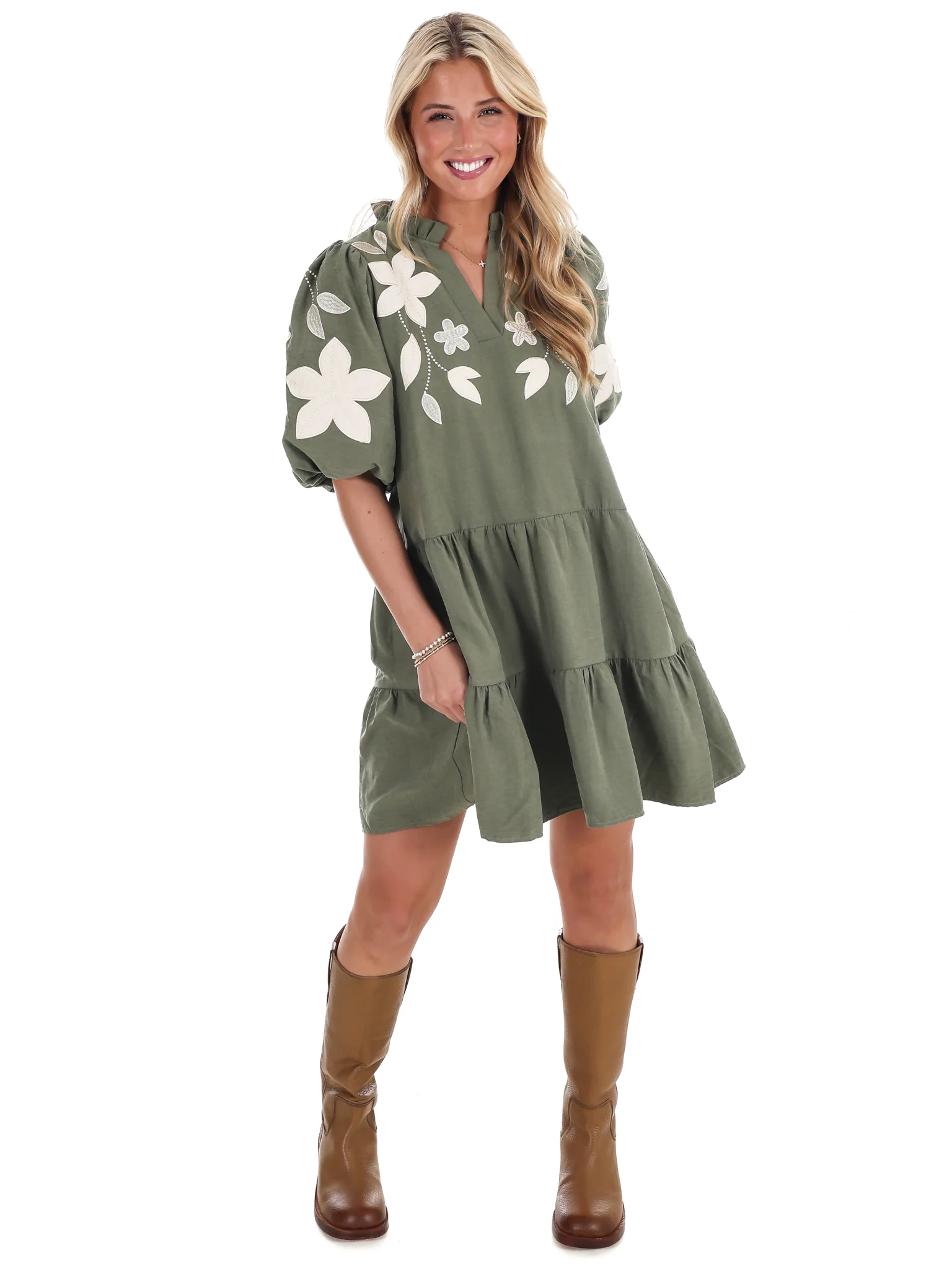 Long Story Short Embroidered Mini Dress - Image 12