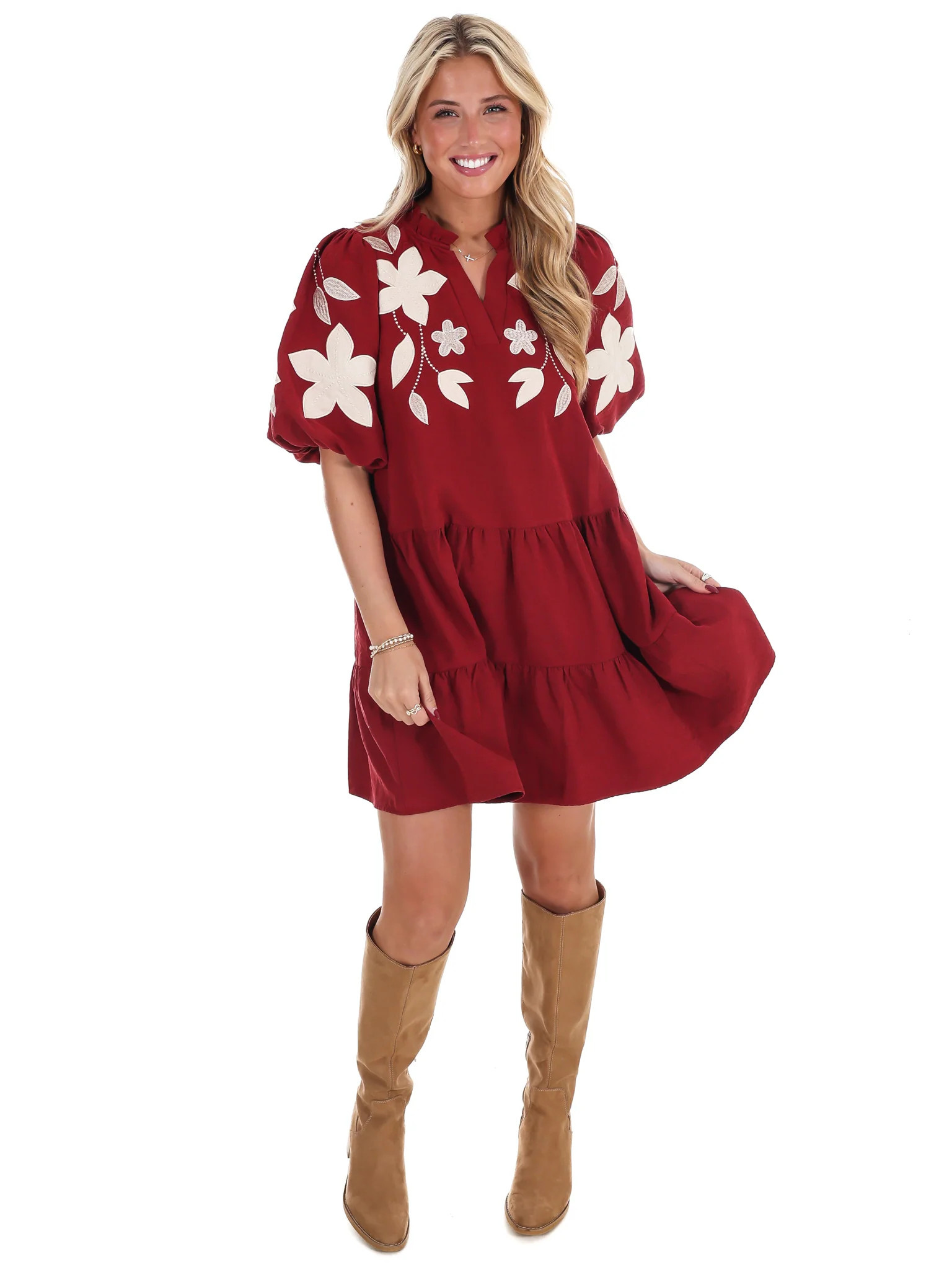 Long Story Short Embroidered Mini Dress - Image 2