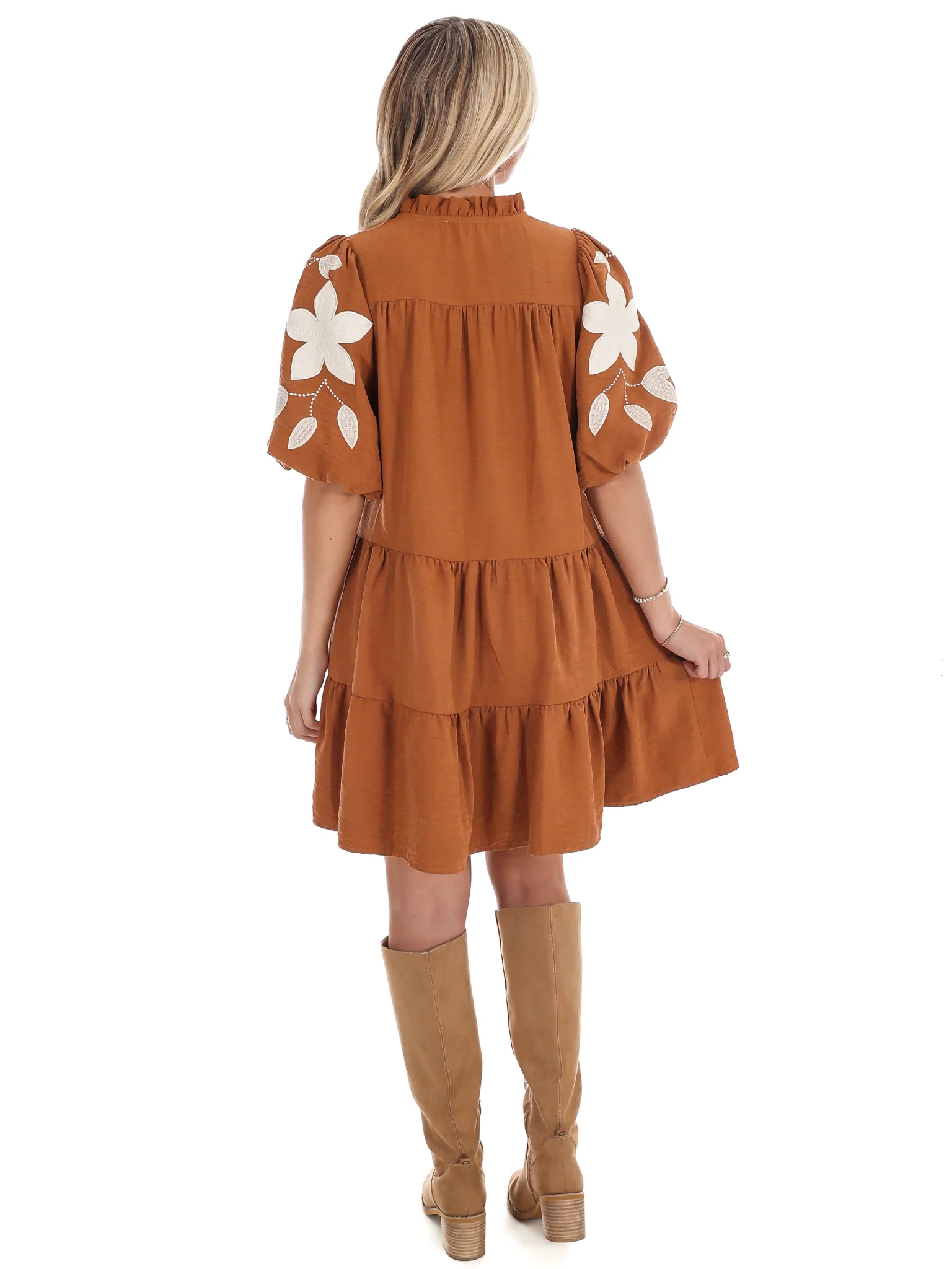 Long Story Short Embroidered Mini Dress - Image 24