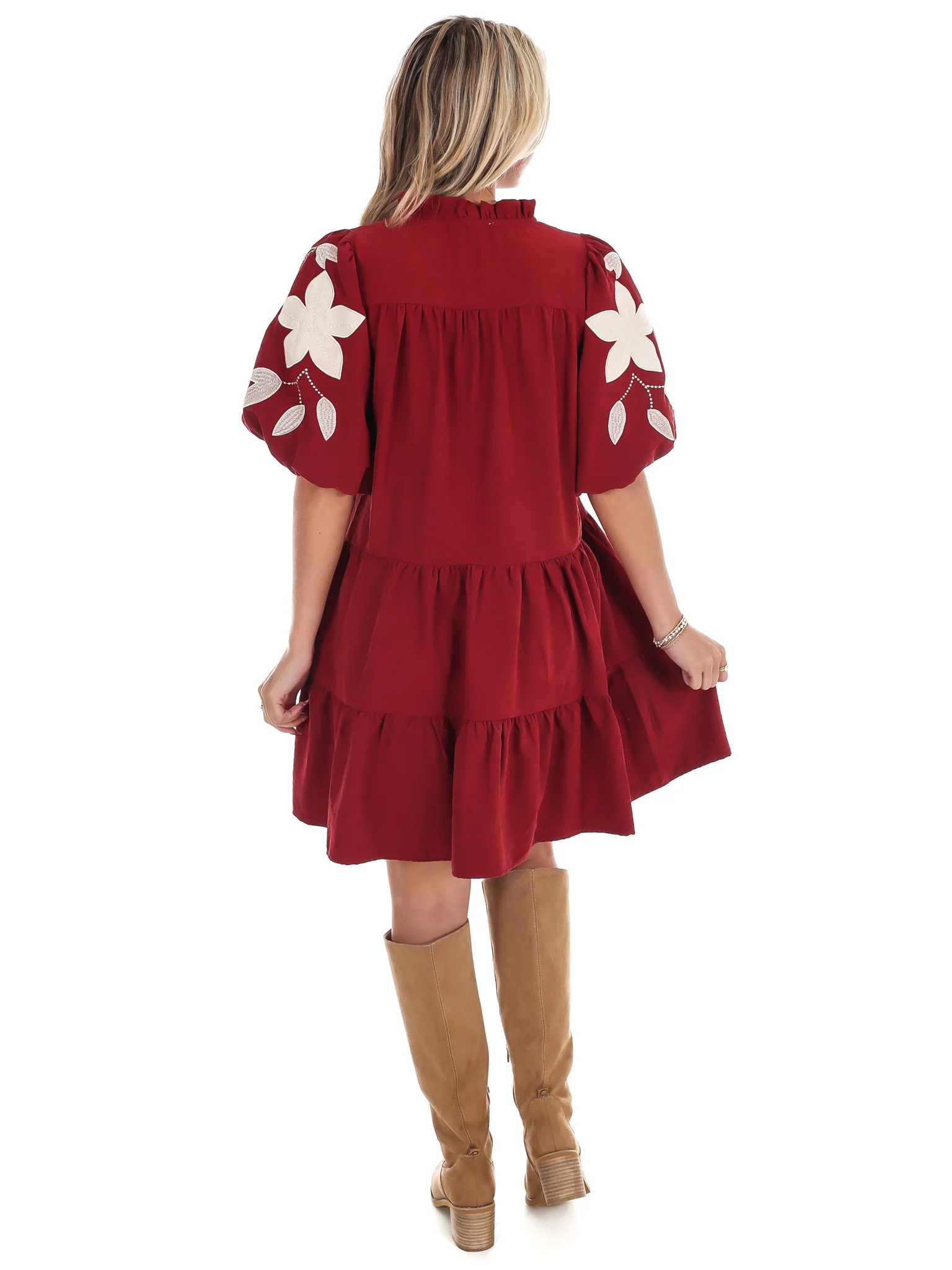 Long Story Short Embroidered Mini Dress - Image 8