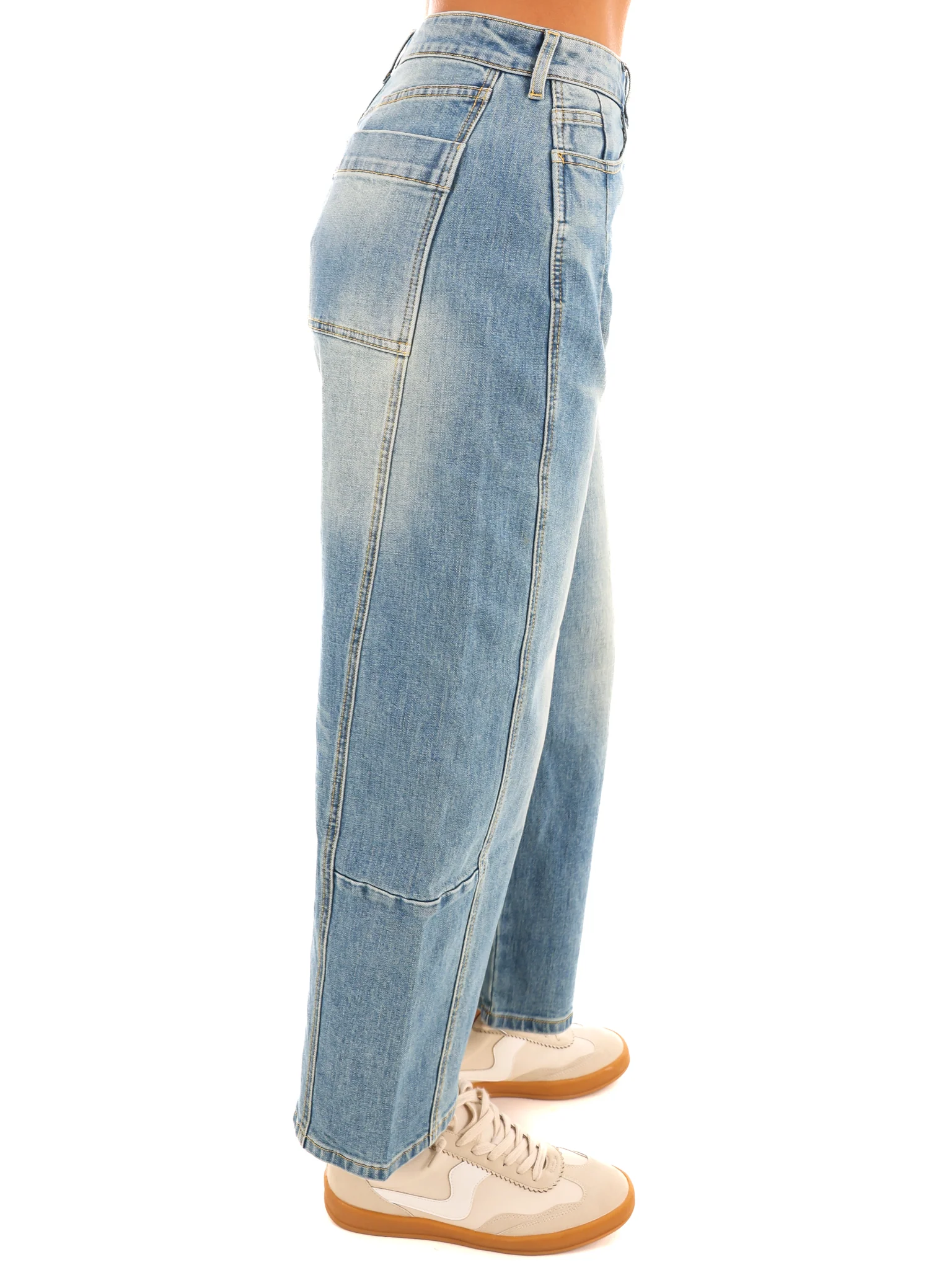 Loose Fit Barrel Jeans - Image 2