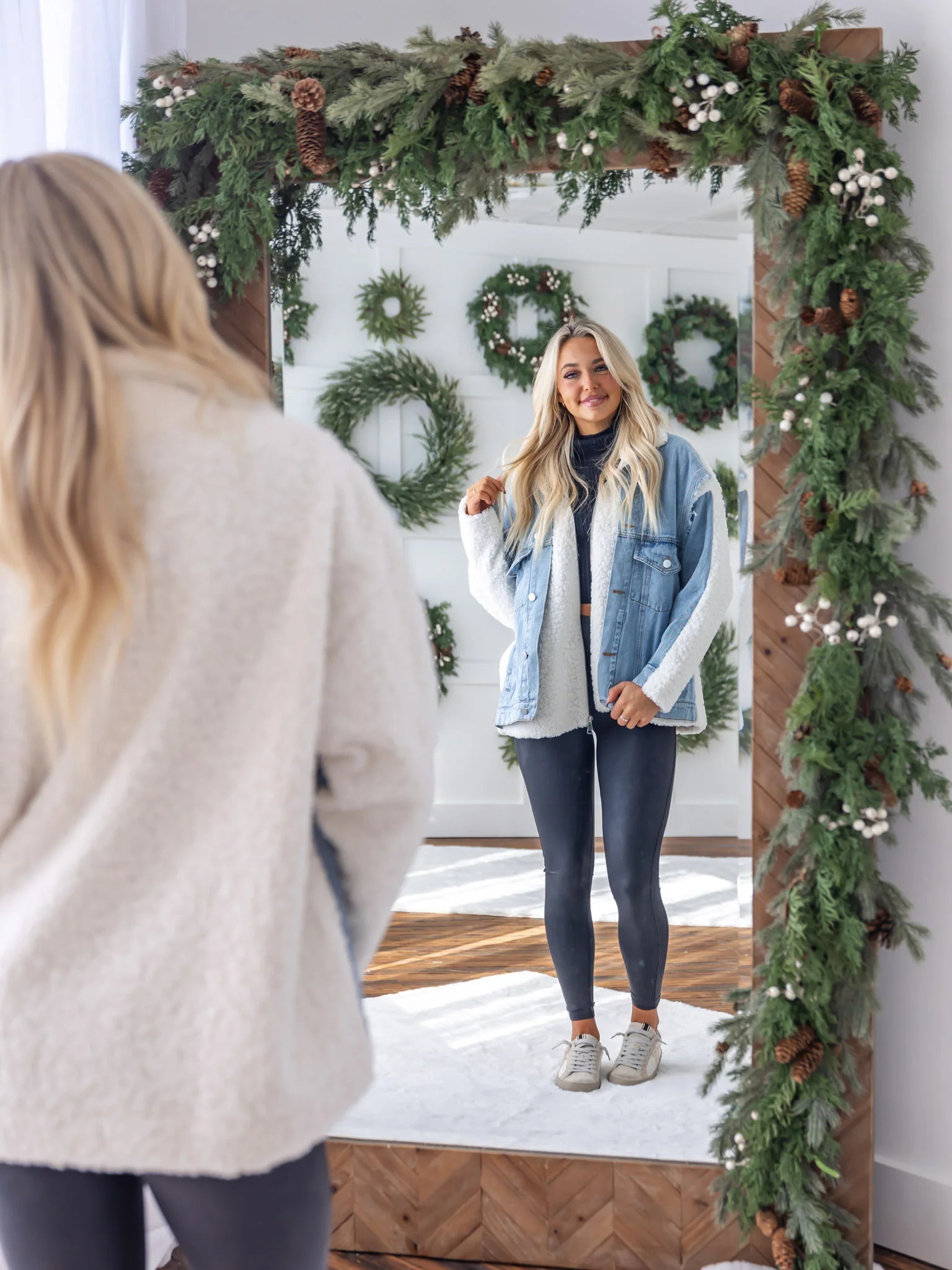 Losing Me Denim Sherpa Jacket - Image 7