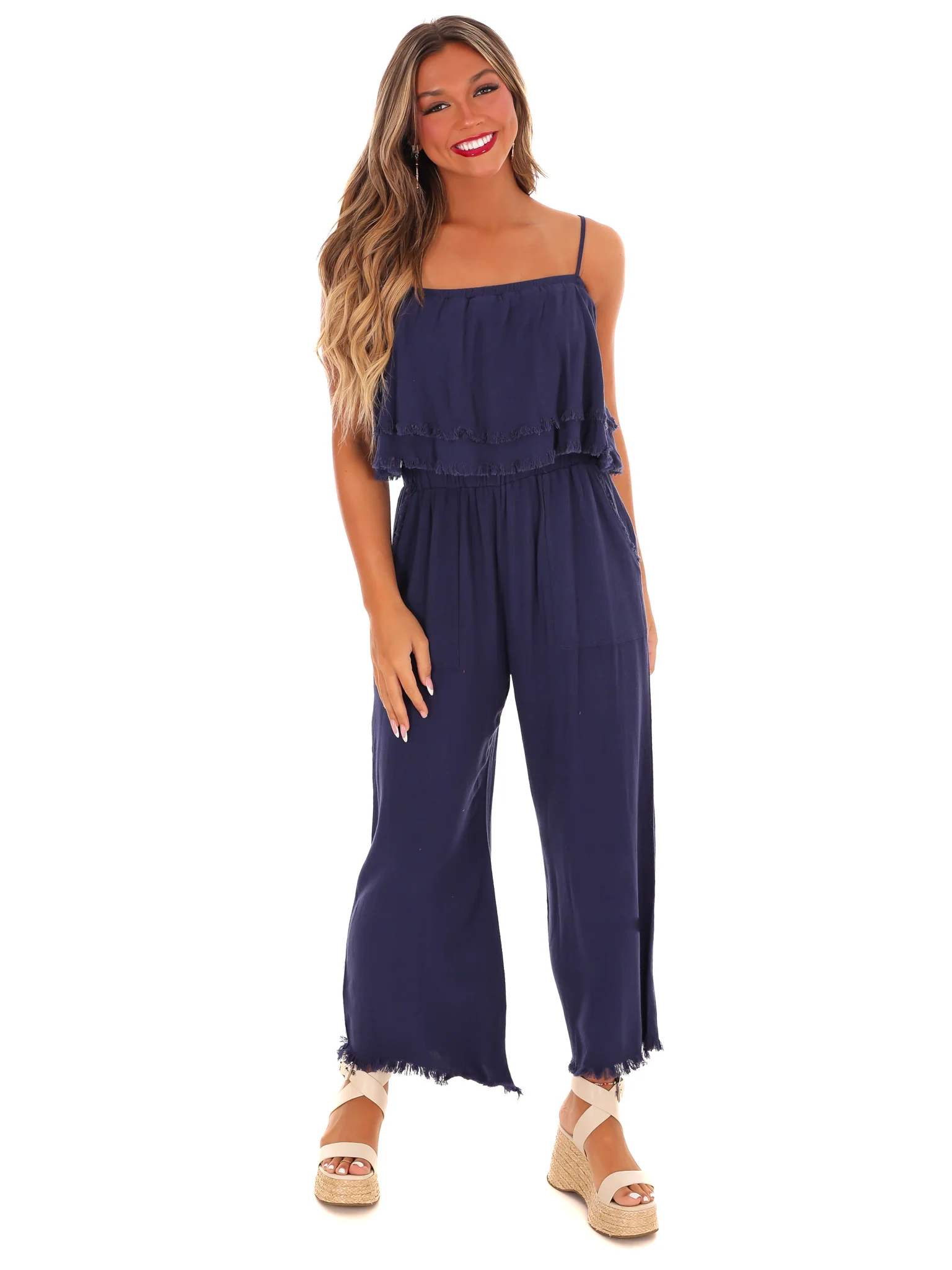 Losing My Mind Tiered Jumpsuit - Image 10