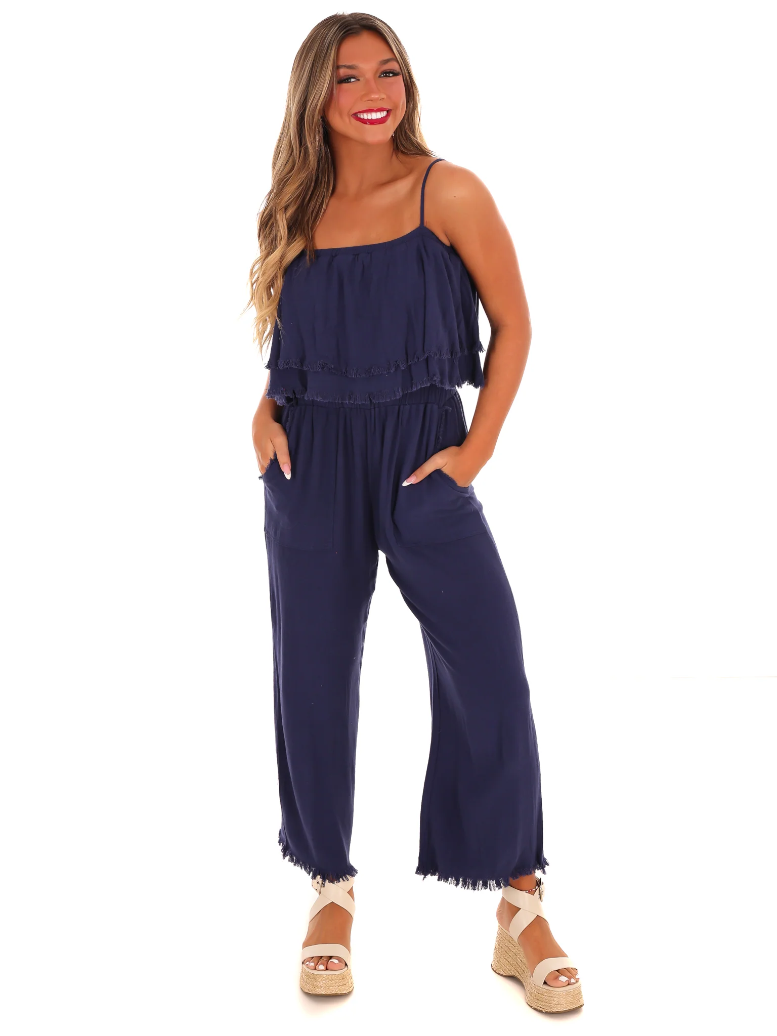 Losing My Mind Tiered Jumpsuit - Image 11