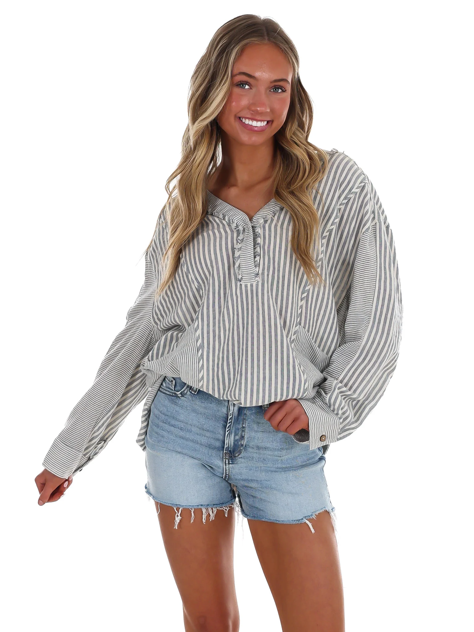 Love Me Not V-Neck Top - Image 3