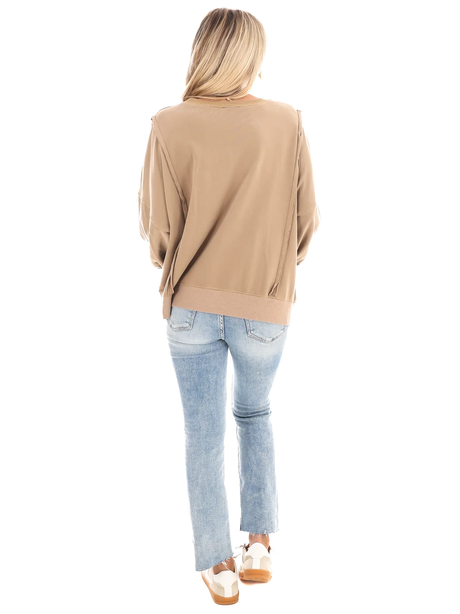 Love One Another Terry Knit Pullover - Image 7