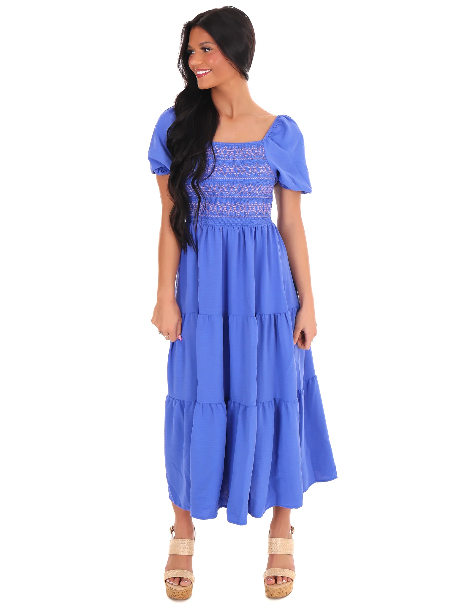 Love Song Embroidered Midi Dress - Image 10