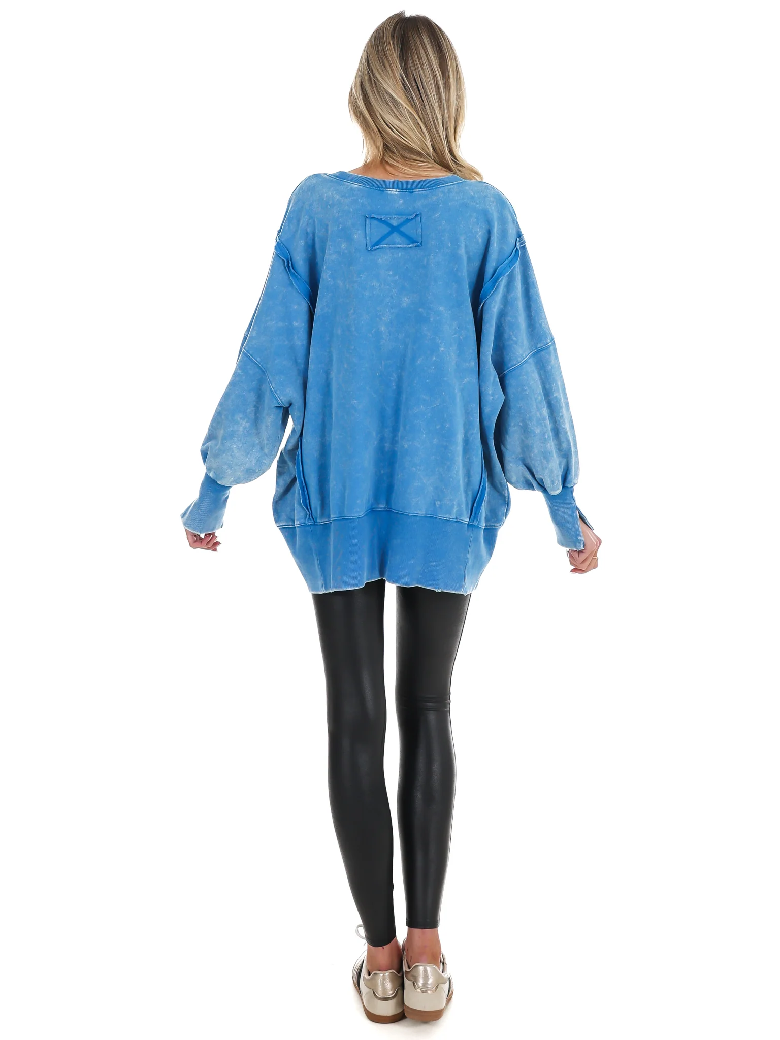 Lovely Life Acid Wash Sweatshirt - Image 100