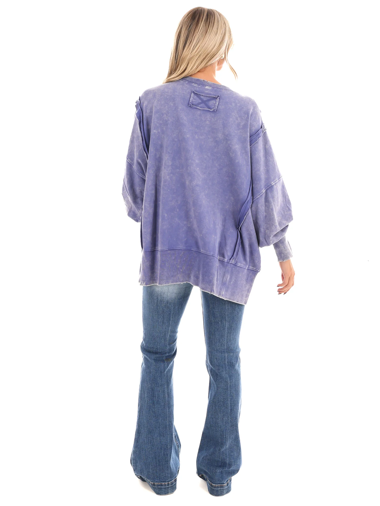 Lovely Life Acid Wash Sweatshirt - Image 16