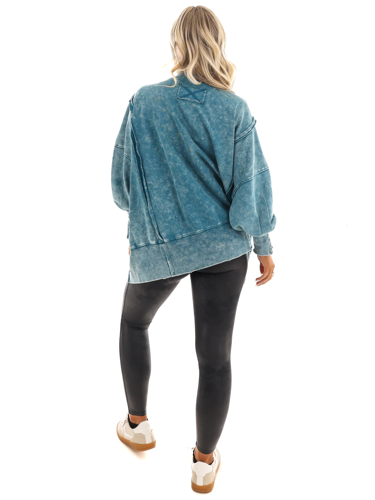 Lovely Life Acid Wash Sweatshirt - Image 23