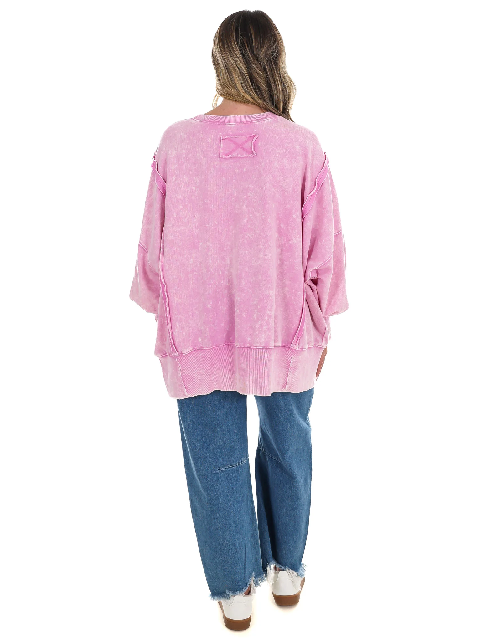 Lovely Life Acid Wash Sweatshirt - Image 30