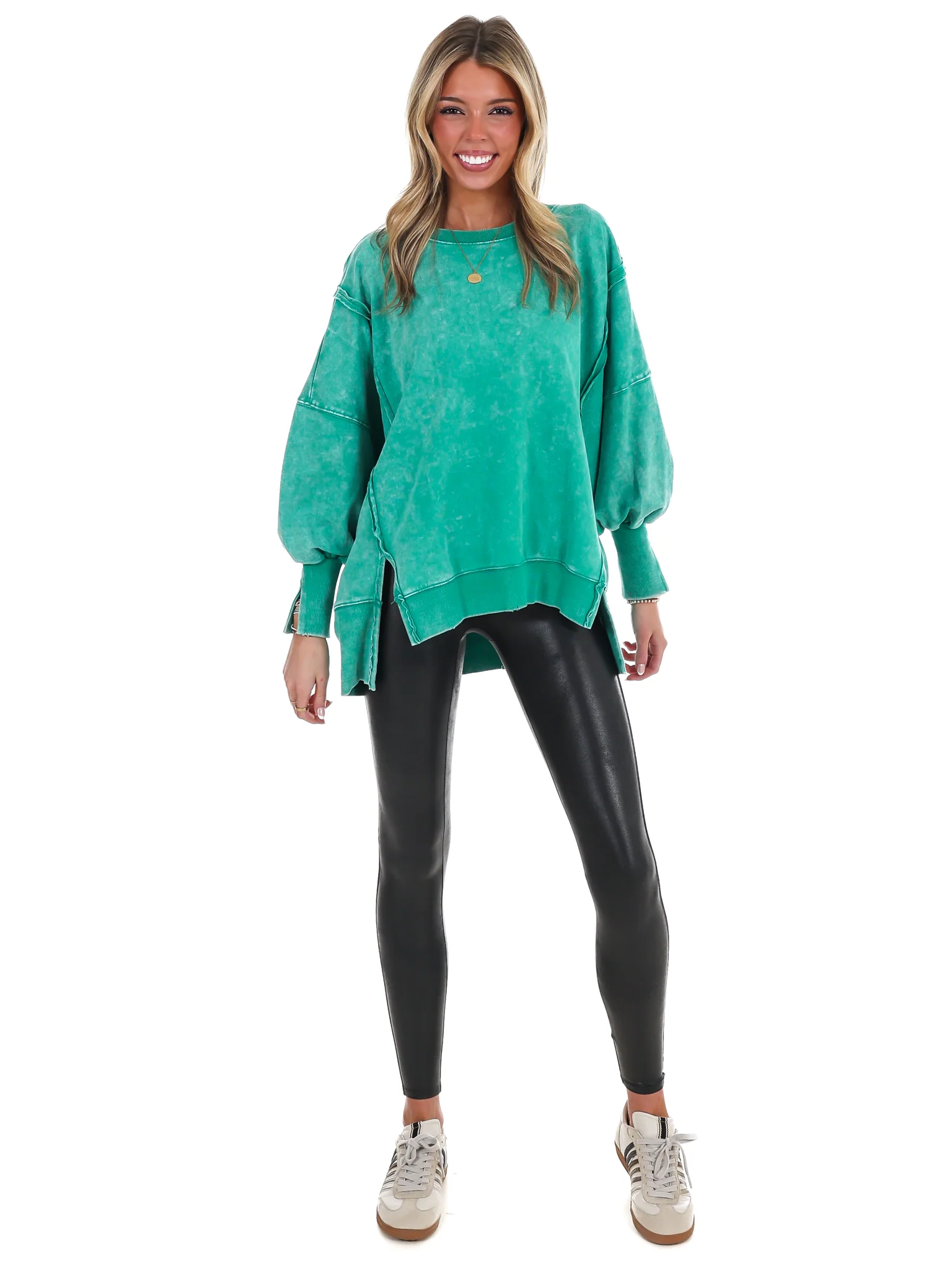 Lovely Life Acid Wash Sweatshirt - Image 51