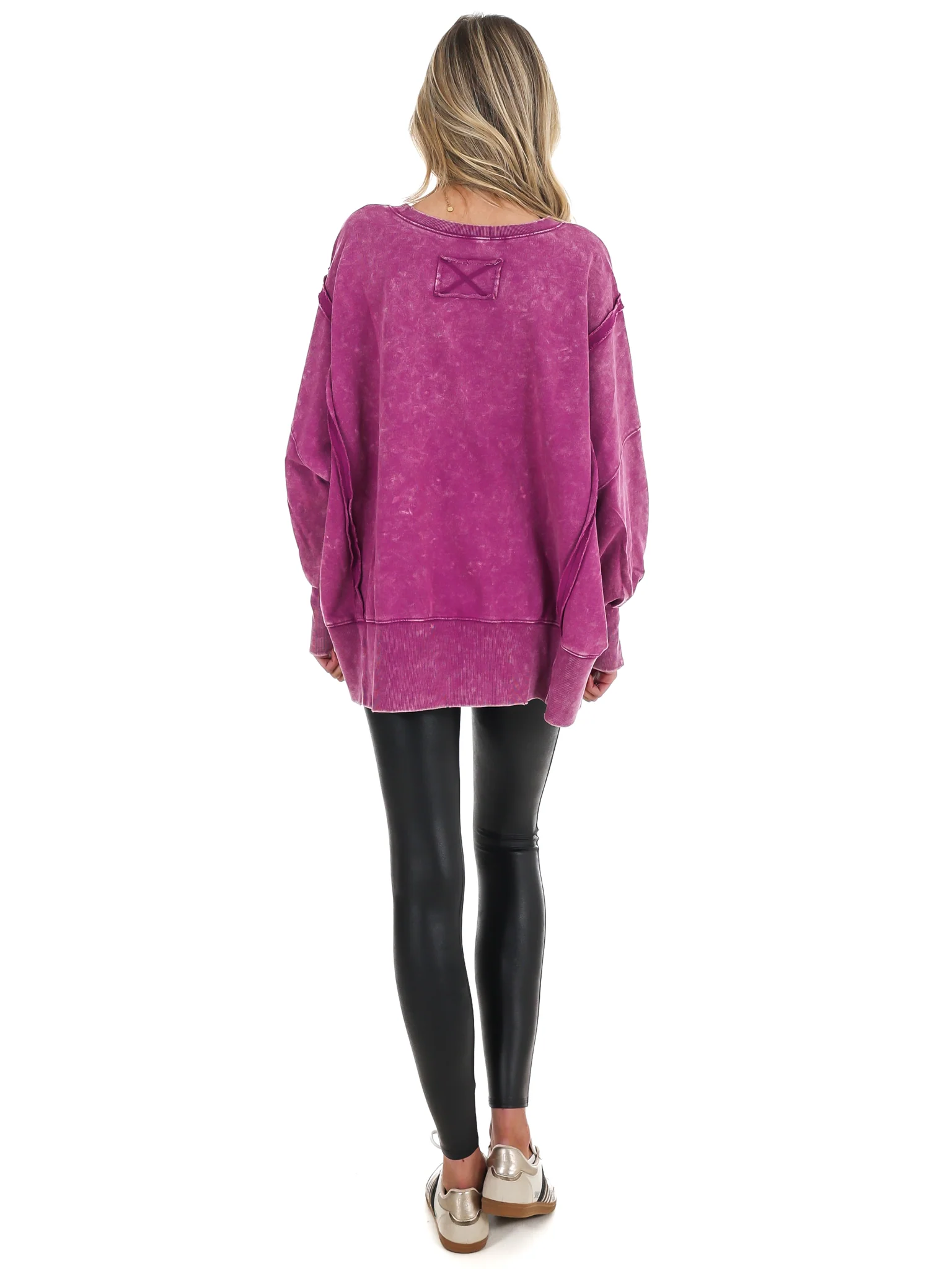 Lovely Life Acid Wash Sweatshirt - Image 8