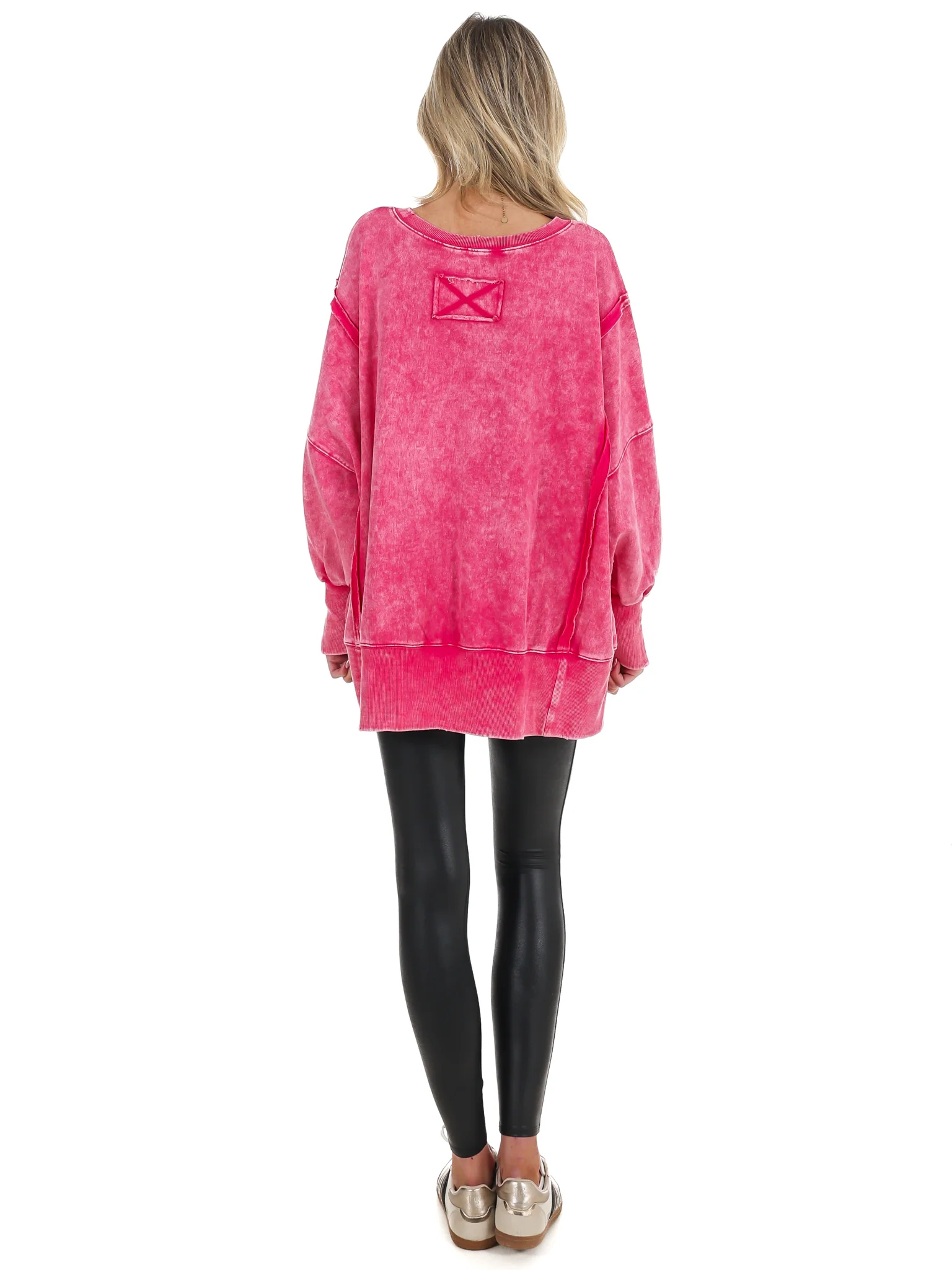 Lovely Life Acid Wash Sweatshirt - Image 85