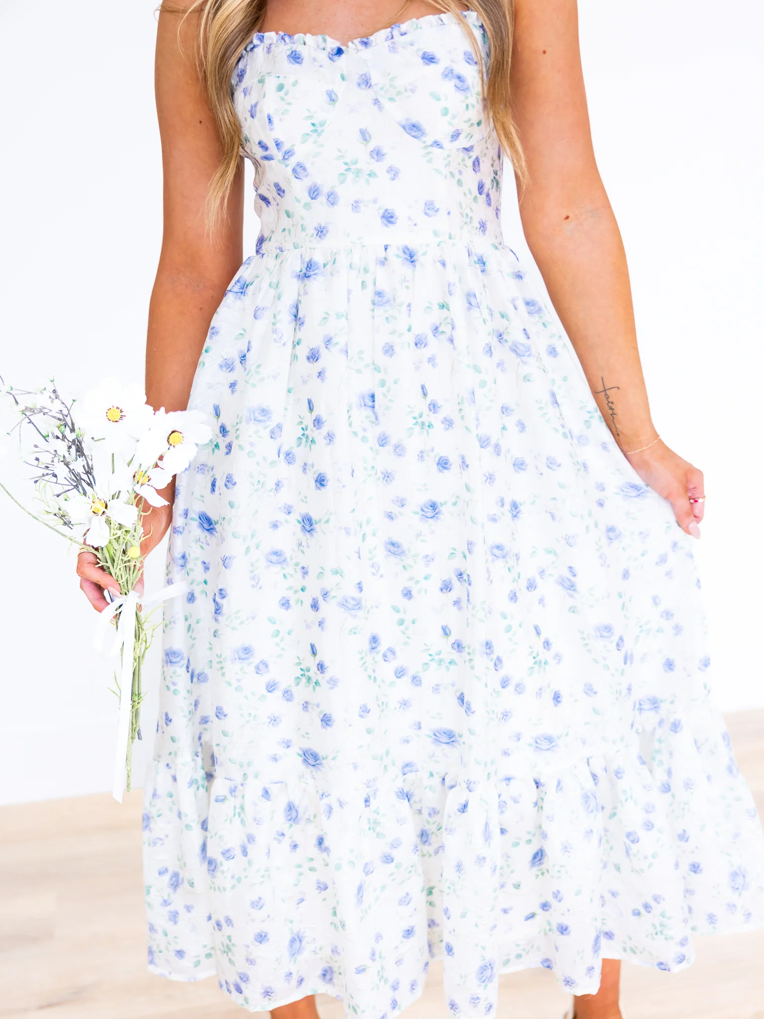 Luck Be A Lady Floral Dress - Image 2