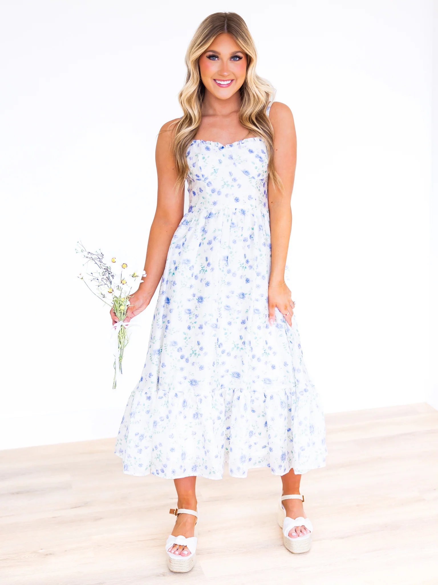 Luck Be A Lady Floral Dress - Image 6