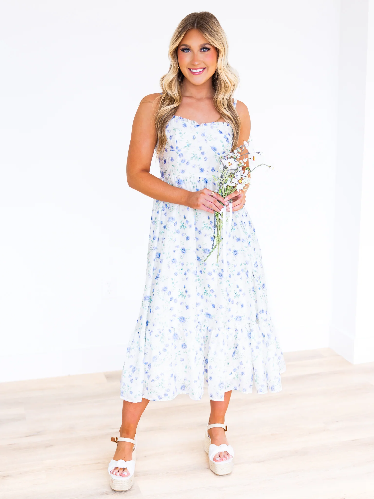 Luck Be A Lady Floral Dress - Image 7