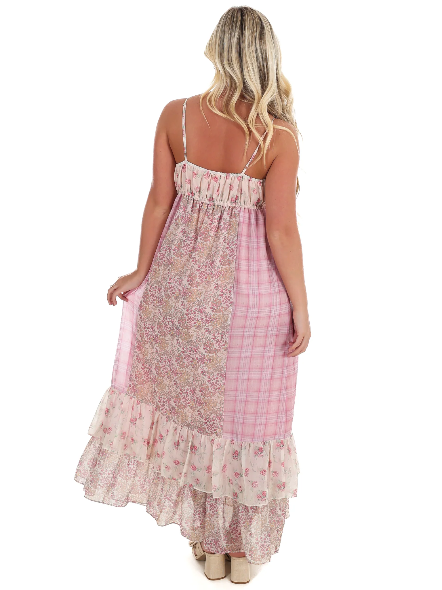 Made for Adventure Mixed Print Maxi Dress - Image 8