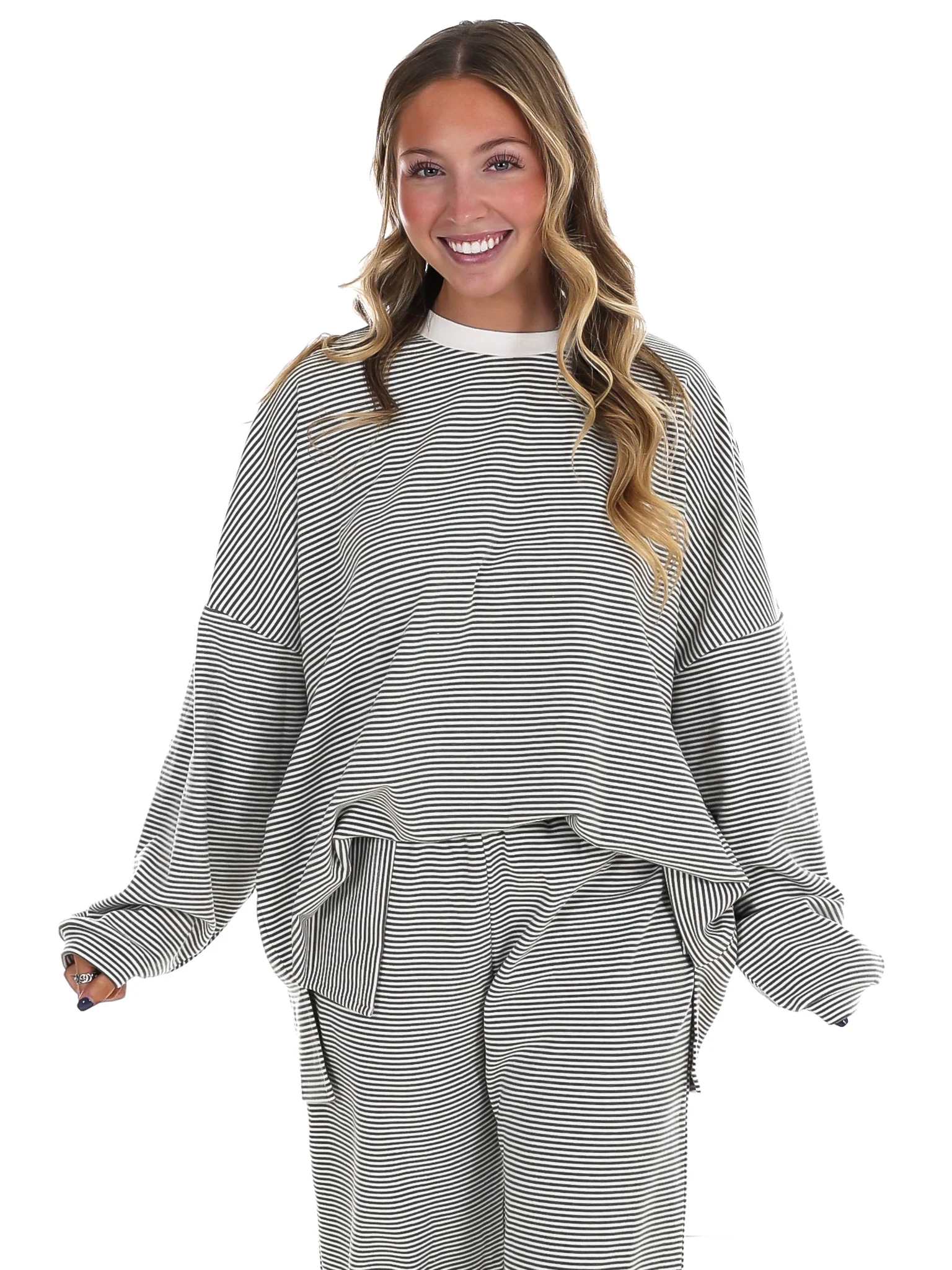 Made for More Striped Oversized Top - Image 3