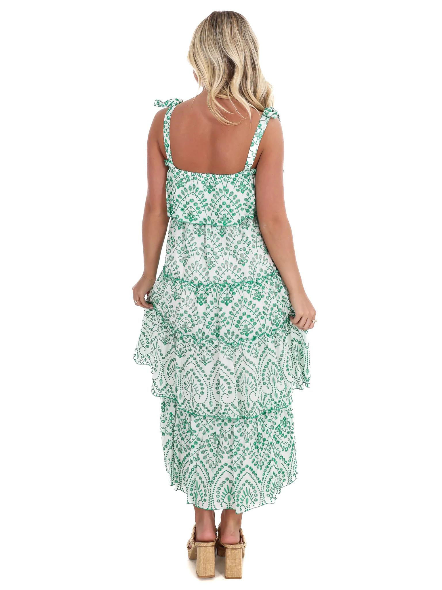 Make A Comeback Tiered Midi Dress - Image 12