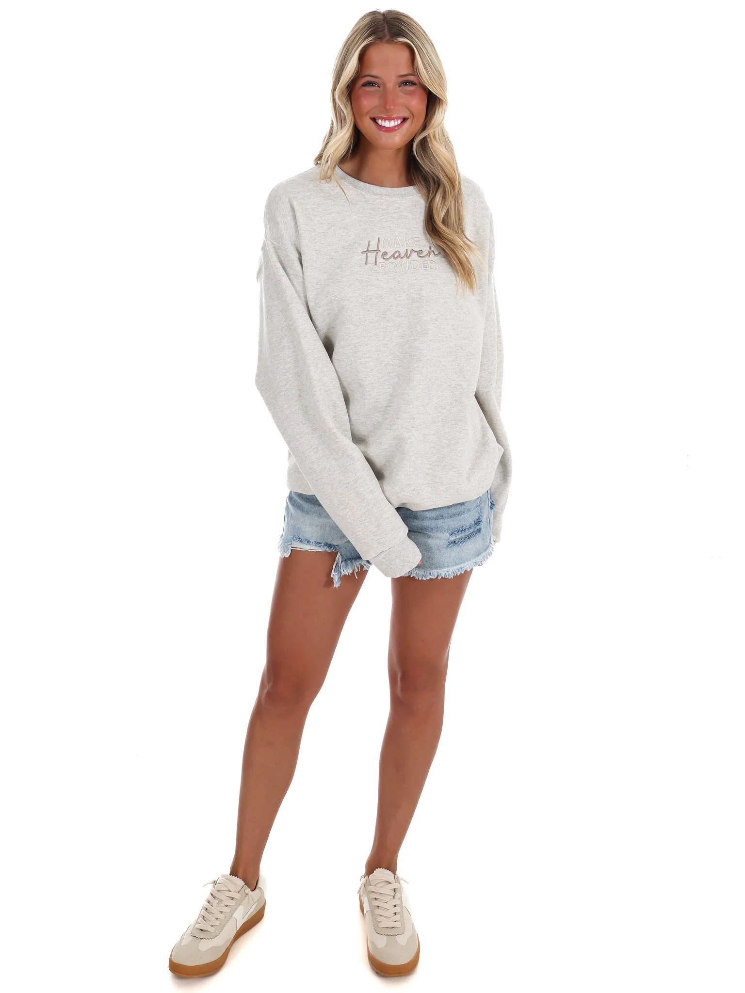 Make Heaven Crowded Embroidered Sweatshirt - Image 6