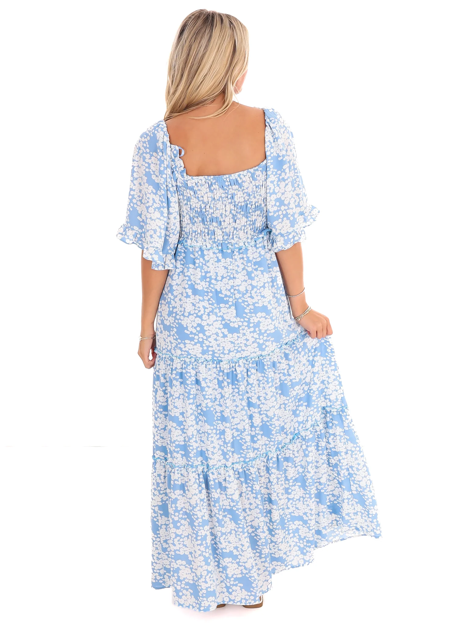 Make Me Smile V-Neck Maxi Dress - Image 6
