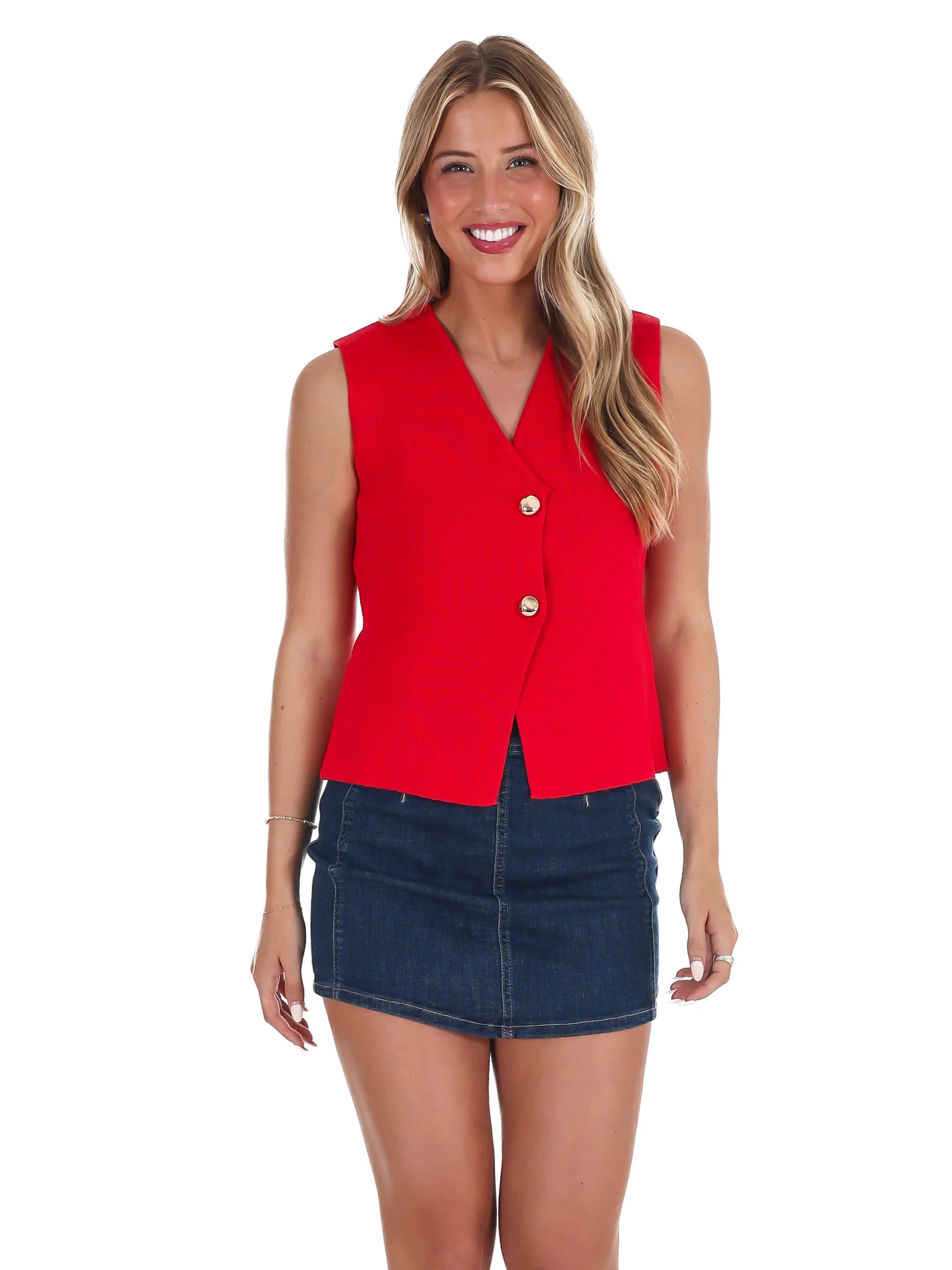 Make the Call Knit Sweater Vest - Image 8