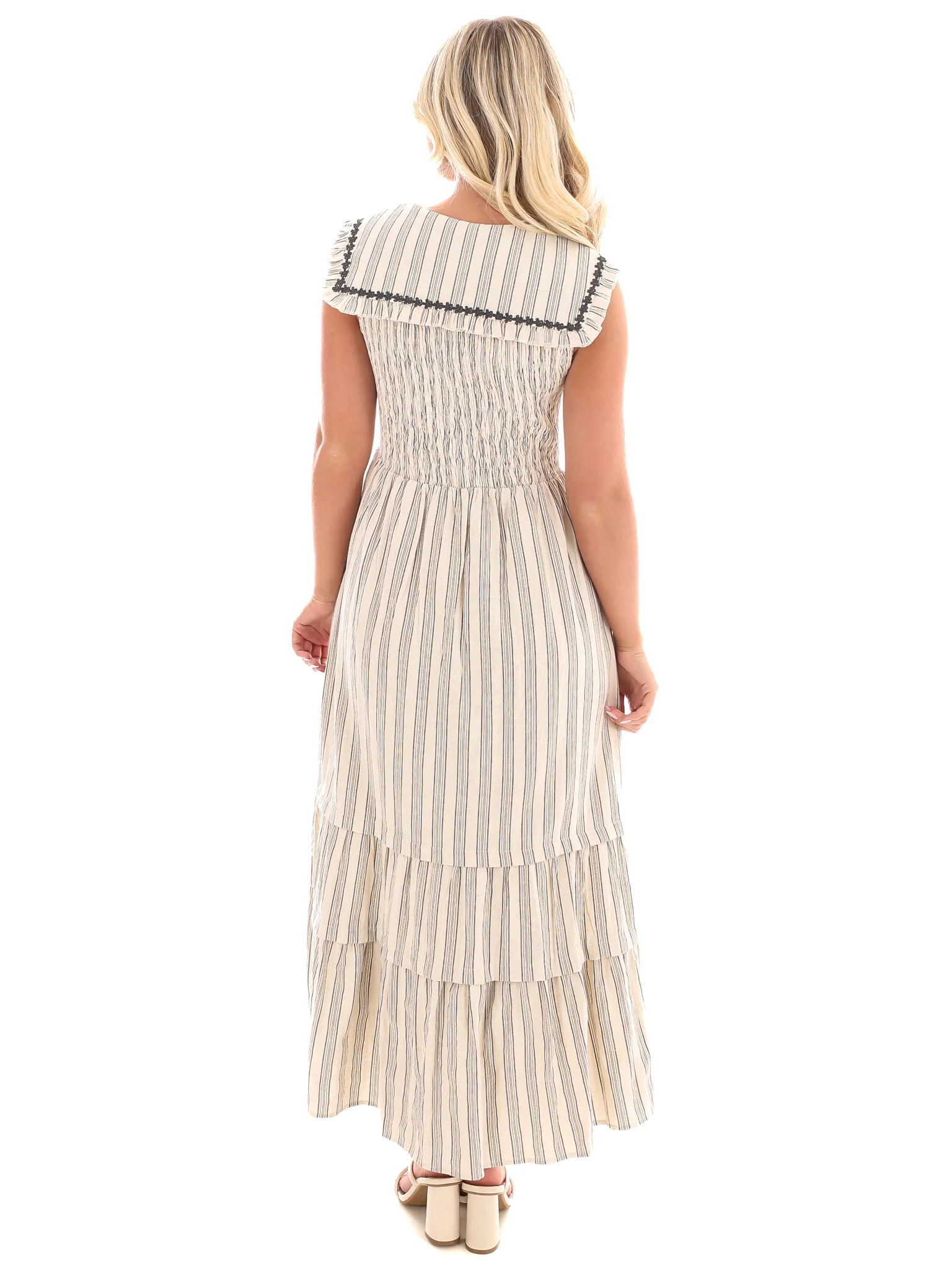 Make Your Own Path Striped Maxi Dress - Image 6
