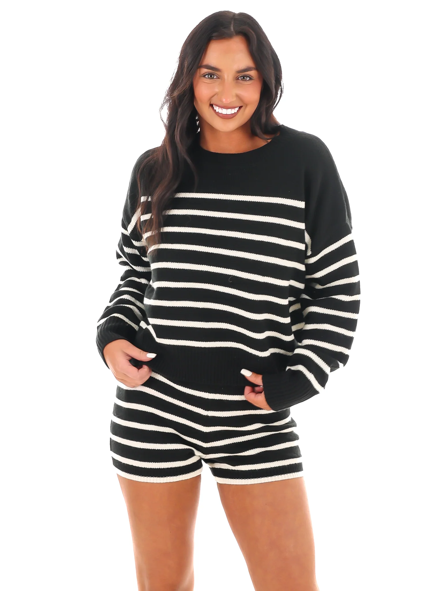 Matching Stripe Two Piece Set - Image 5