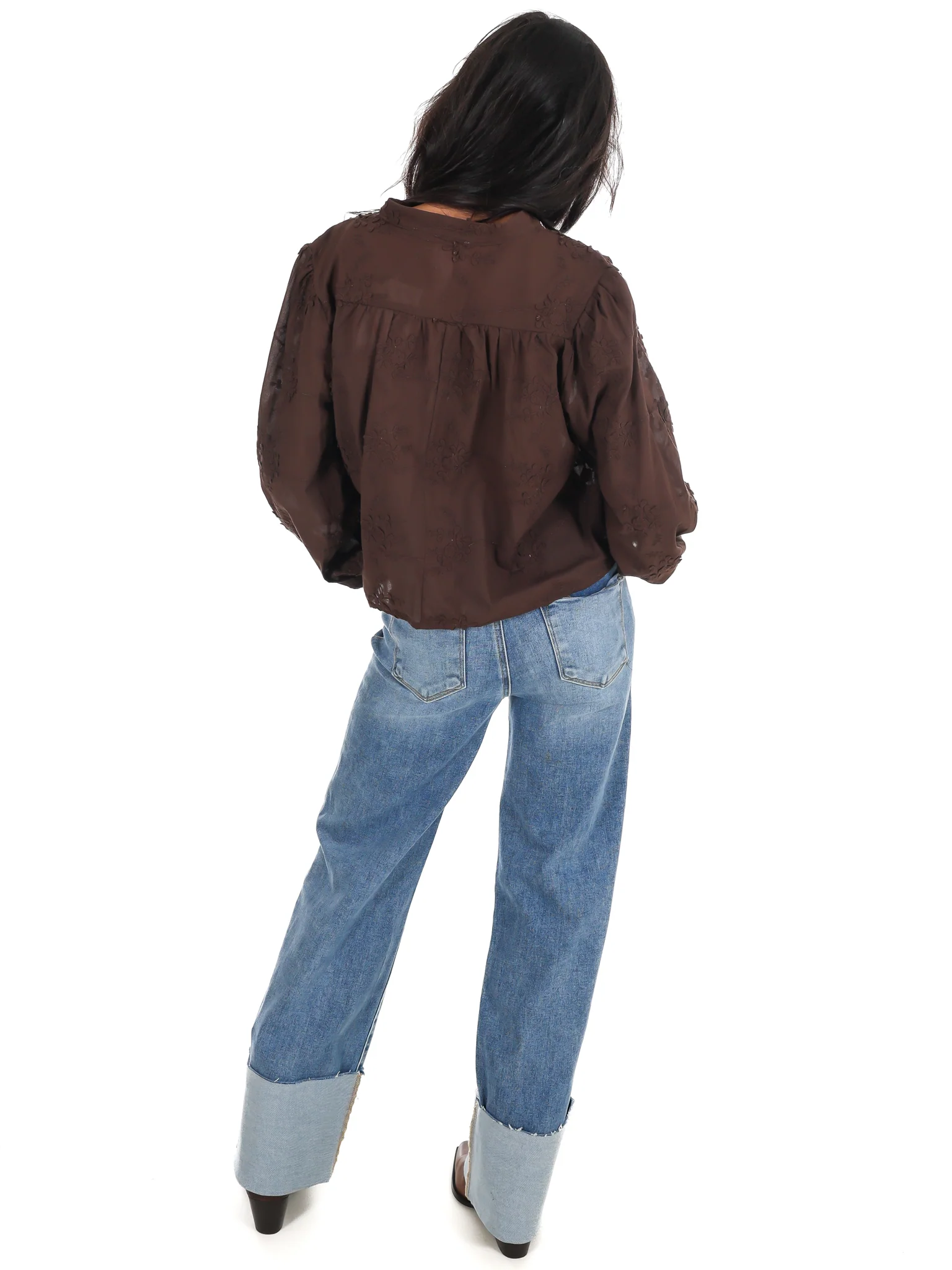 Meadow Bloom Floral Button Top - Image 9