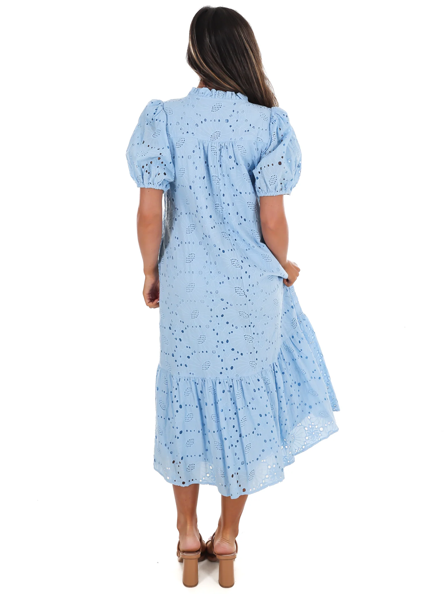 Meant to Be Eyelet Midi Dress - Image 8