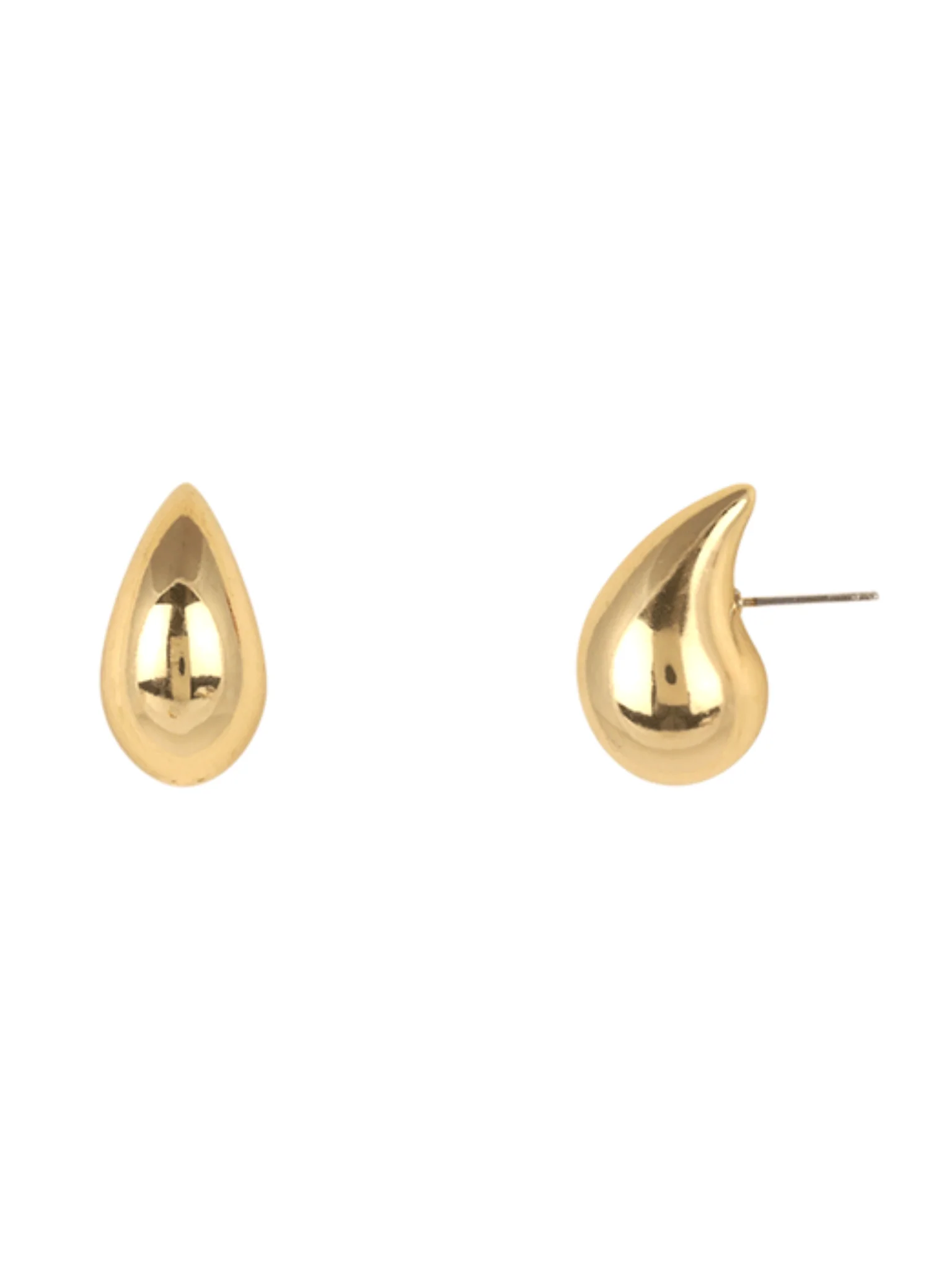 Medium Metal Teardrop Earrings